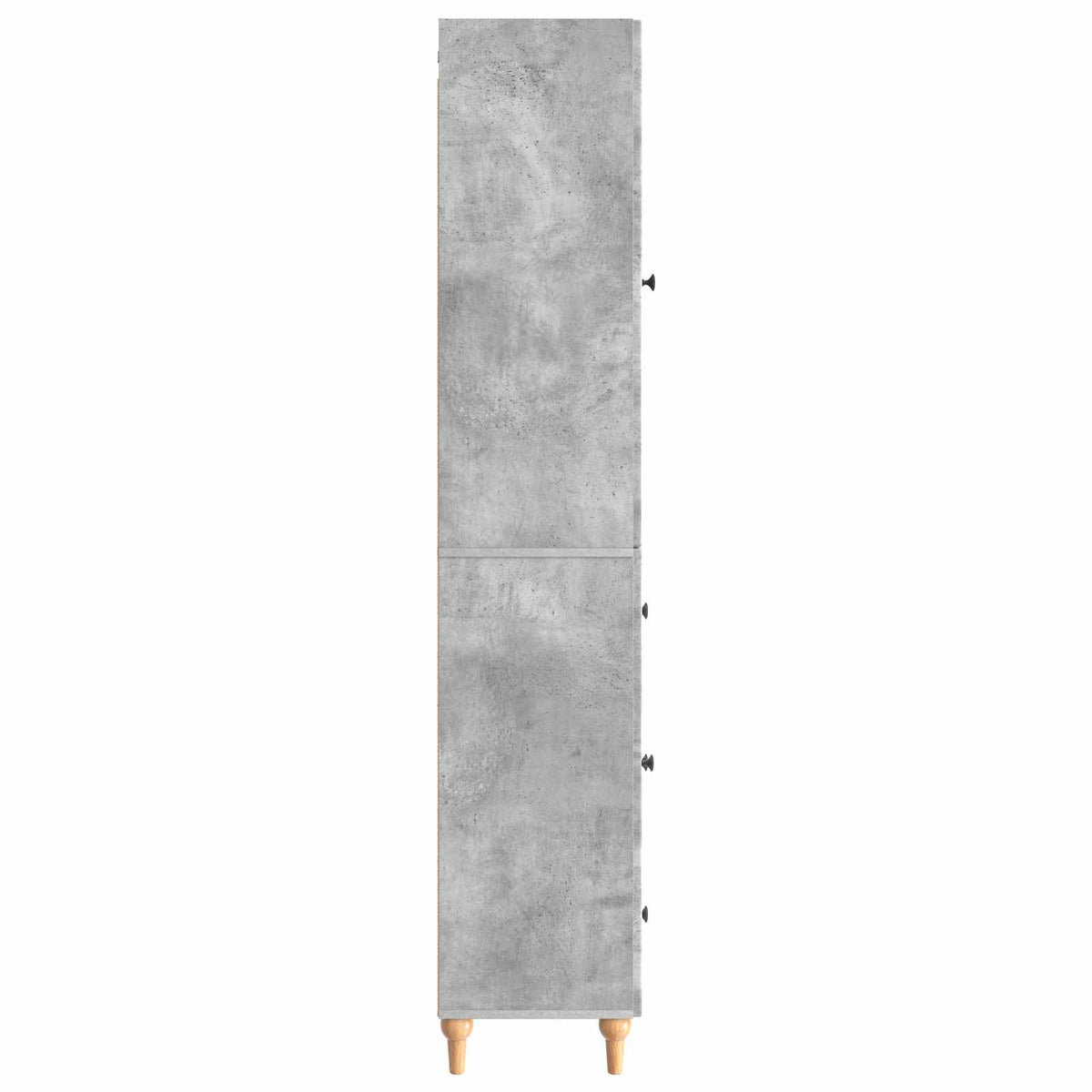 Cabinet Set 2 pcs Concrete Grey Engineered Wood