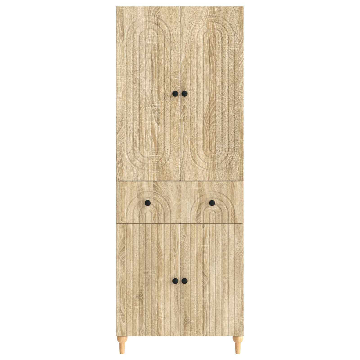 Cabinet Set 2 pcs Sonoma Oak Engineered Wood