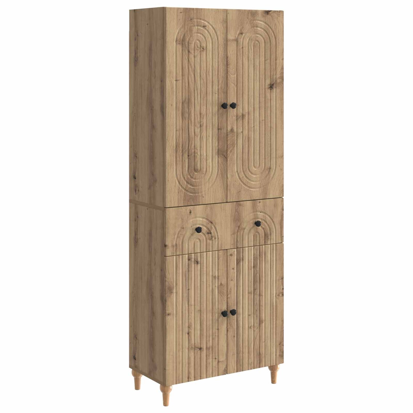 Cabinet Set 2 pcs Engineered Wood