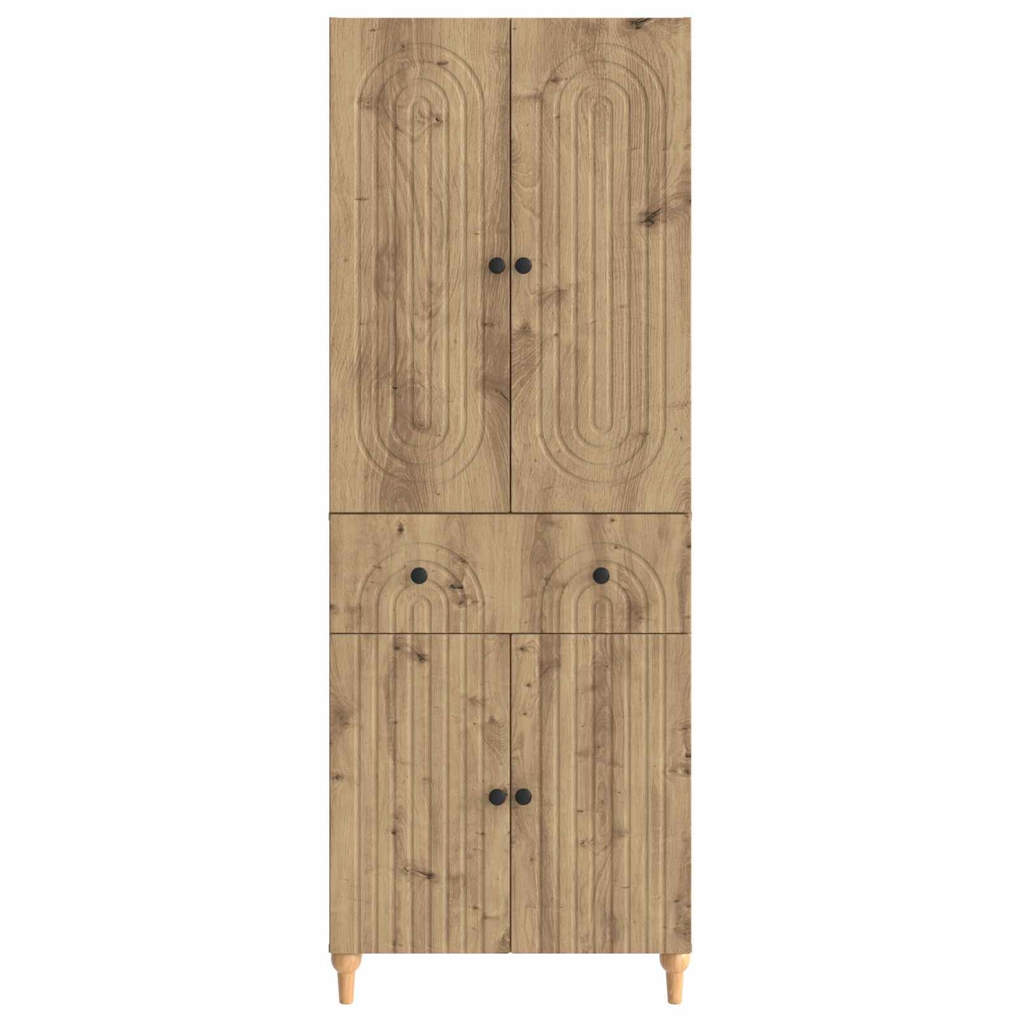 Cabinet Set 2 pcs Engineered Wood