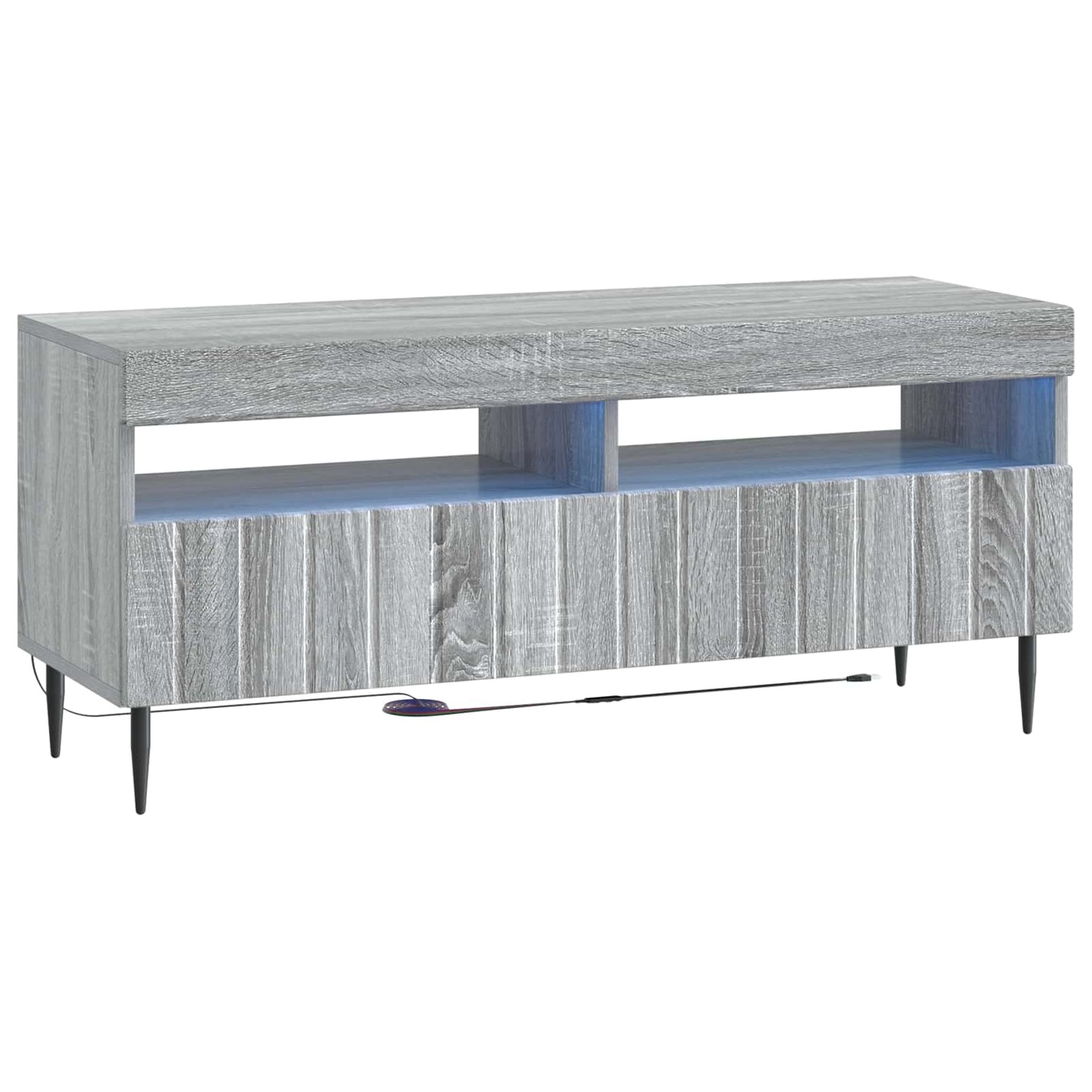 5 Piece LED TV Cabinet Grey Sonoma Engineered Wood