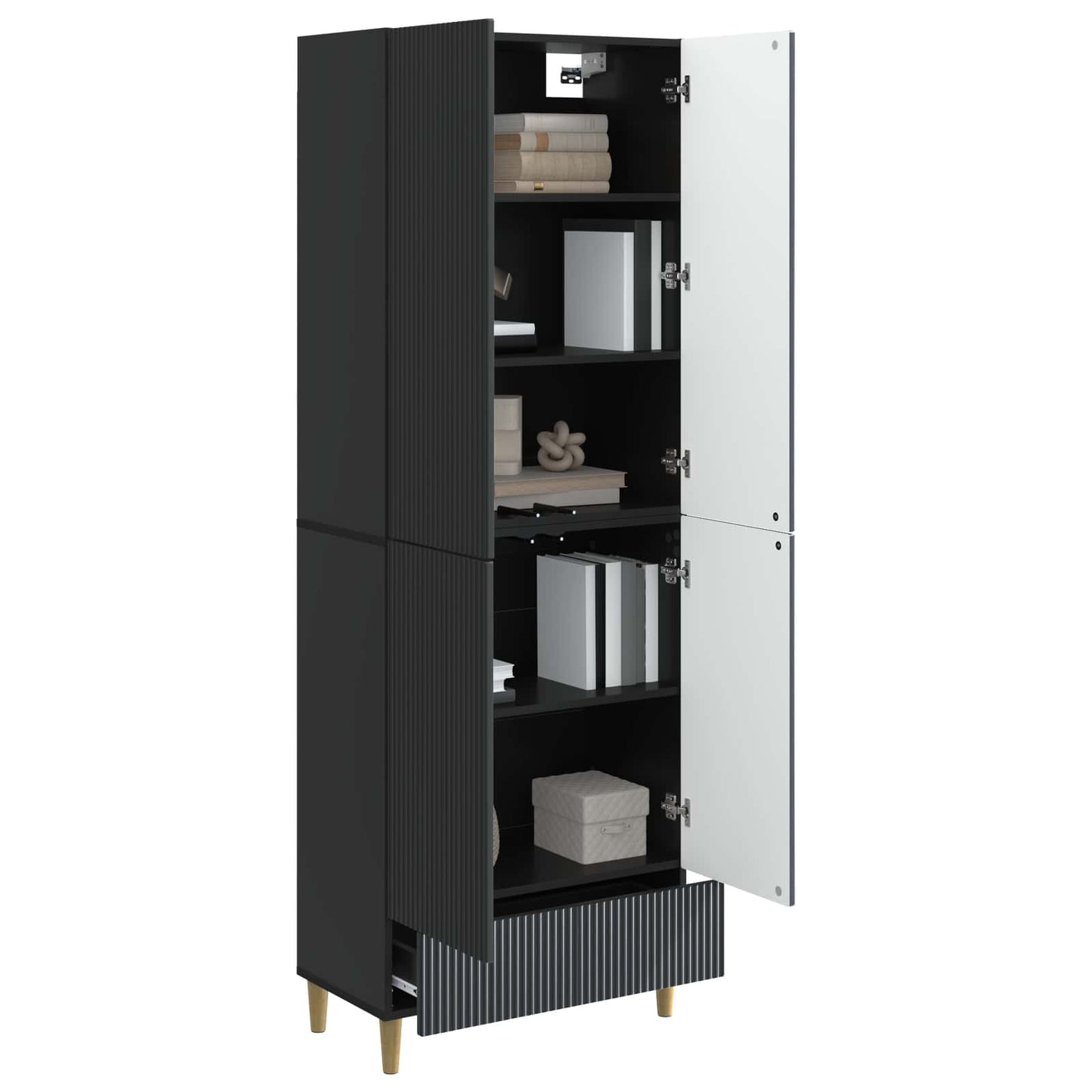 Cabinet Set 2 pcs Engineered Wood