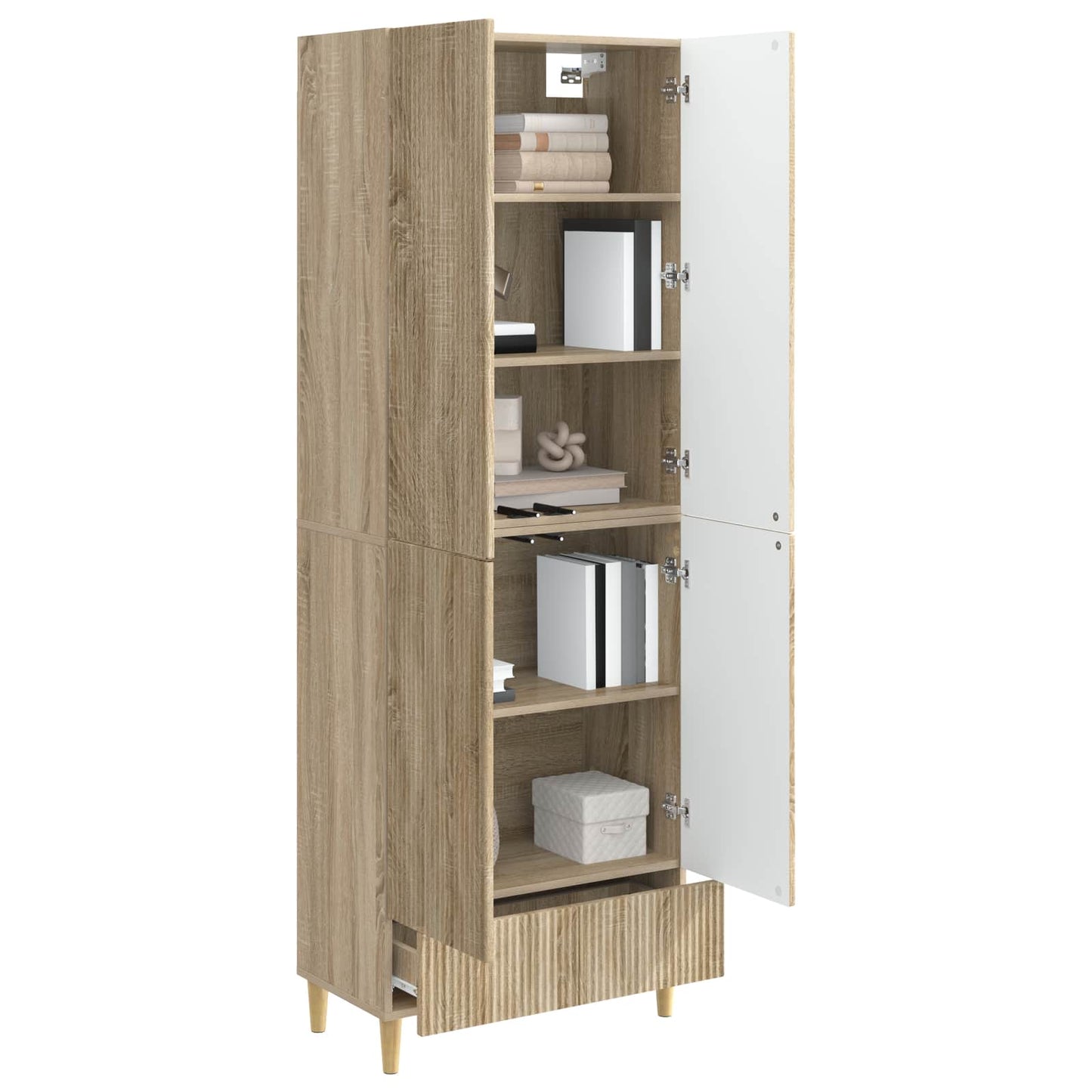 Cabinet Set 2 pcs Engineered Wood