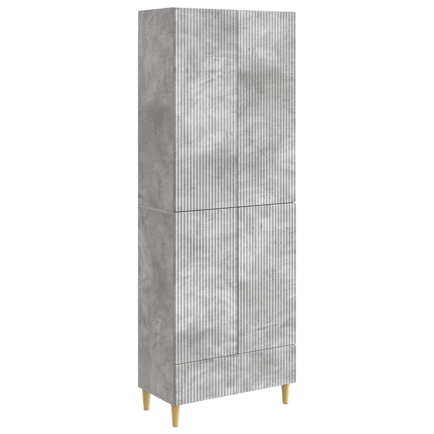 Cabinet Set 2 pcs 66 x 34.5 x 95 cm Engineered Wood