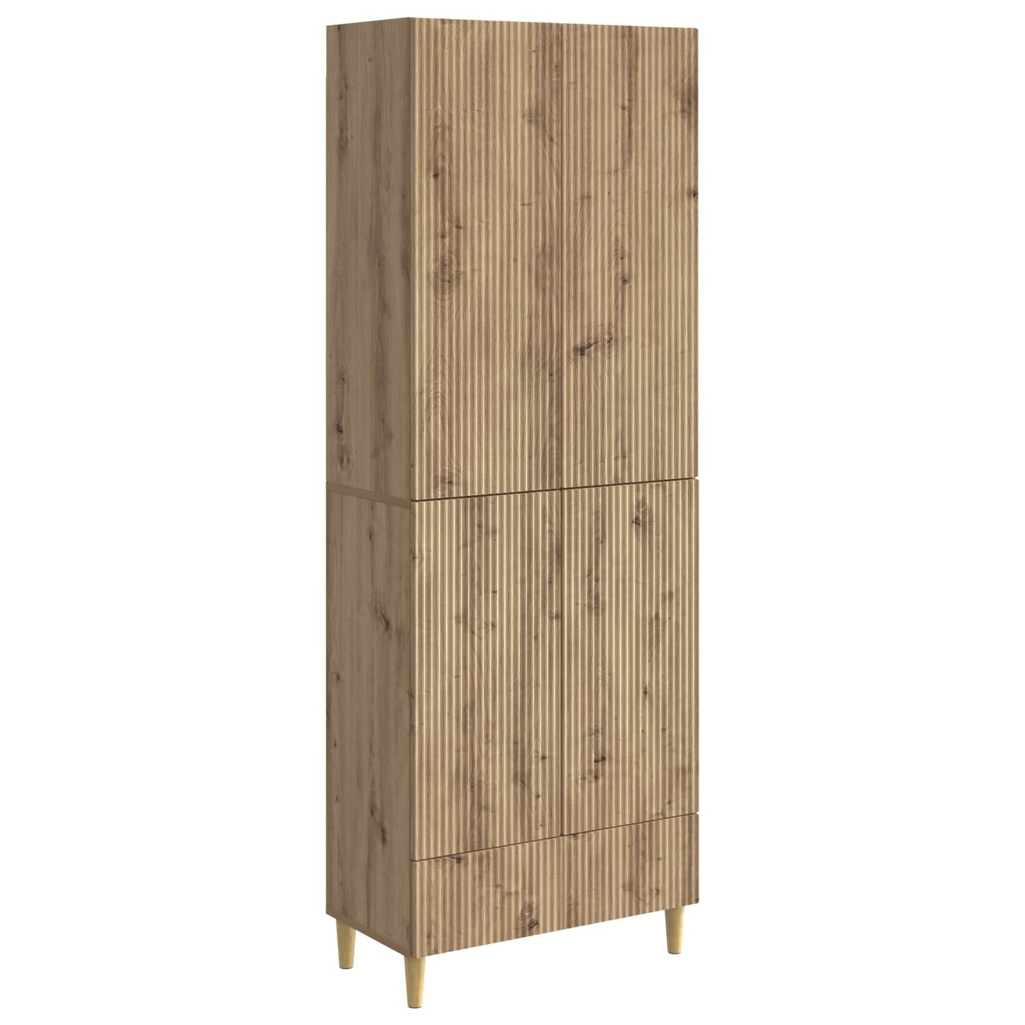 Cabinet Set 2 pcs Artisan Oak 66 x 34.5 x 95 cm Engineered Wood