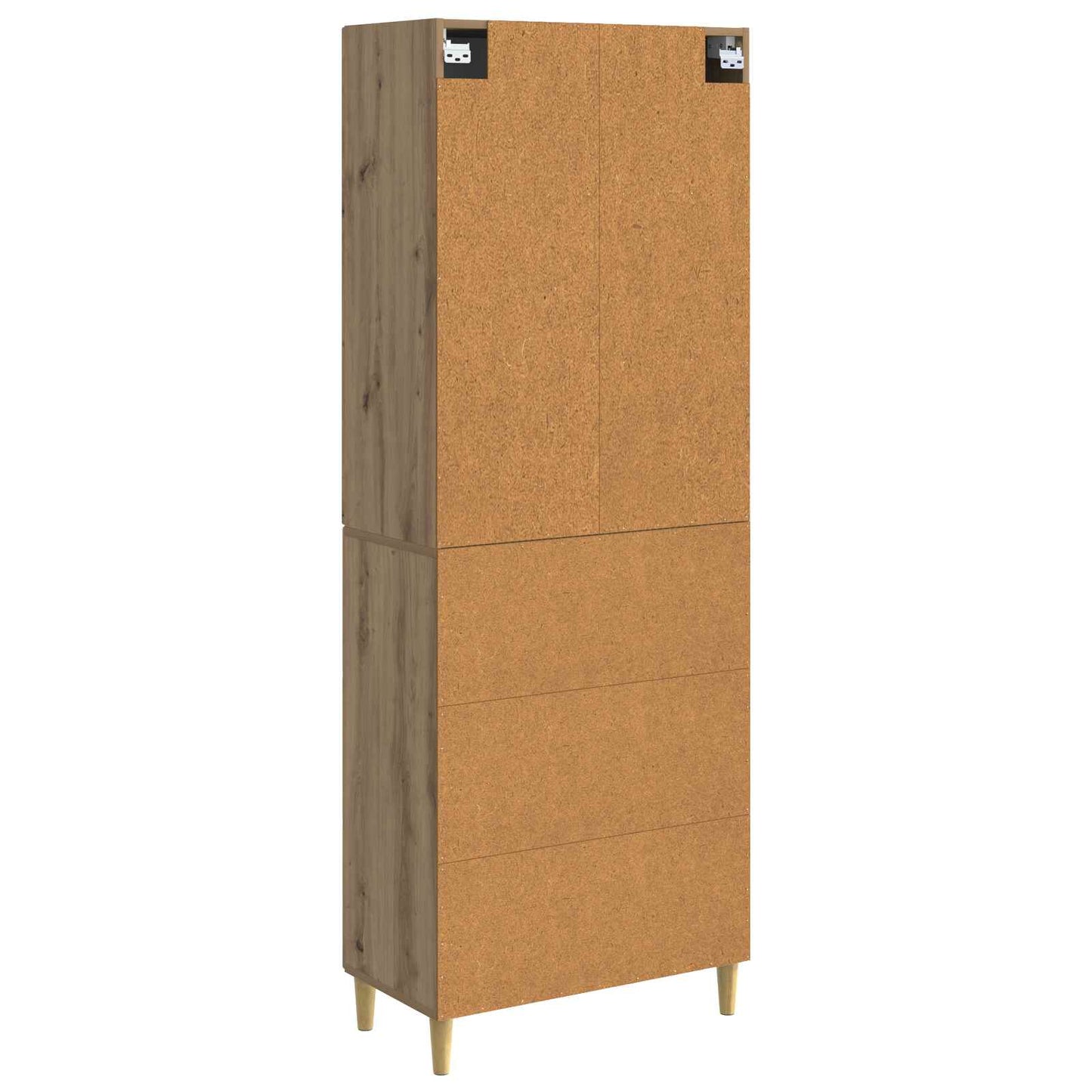 Cabinet Set 2 pcs Artisan Oak 66 x 34.5 x 95 cm Engineered Wood