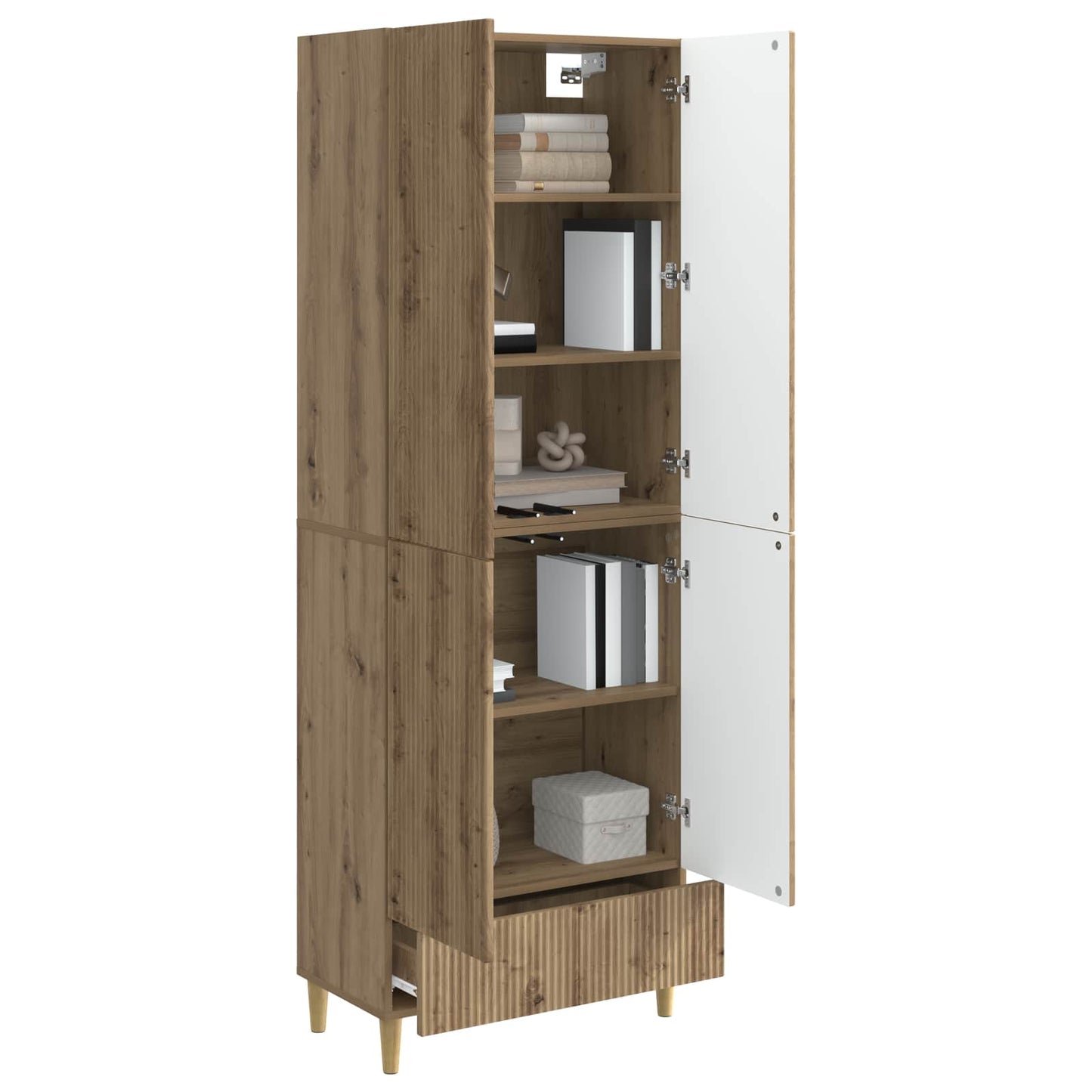 Cabinet Set 2 pcs Artisan Oak Engineered Wood