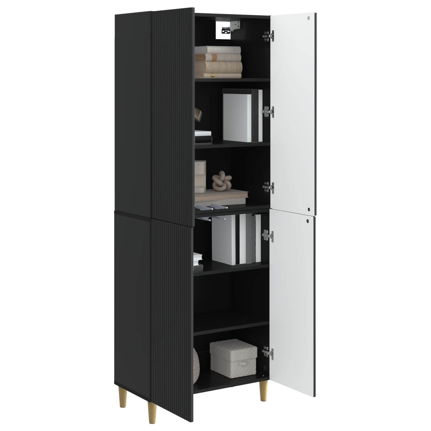 Cabinet Set 2 pcs Engineered Wood