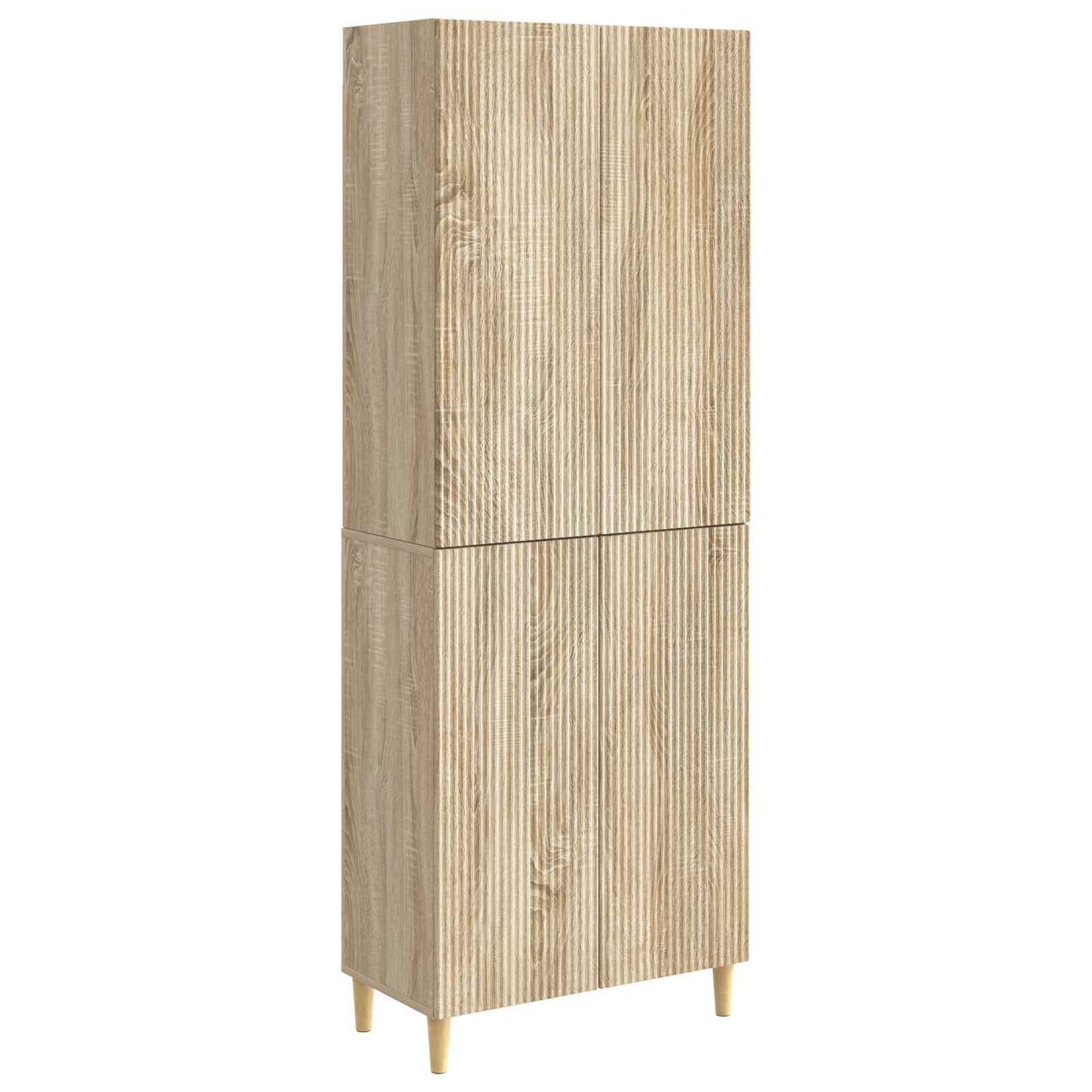 Cabinet Set 2 pcs Engineered Wood