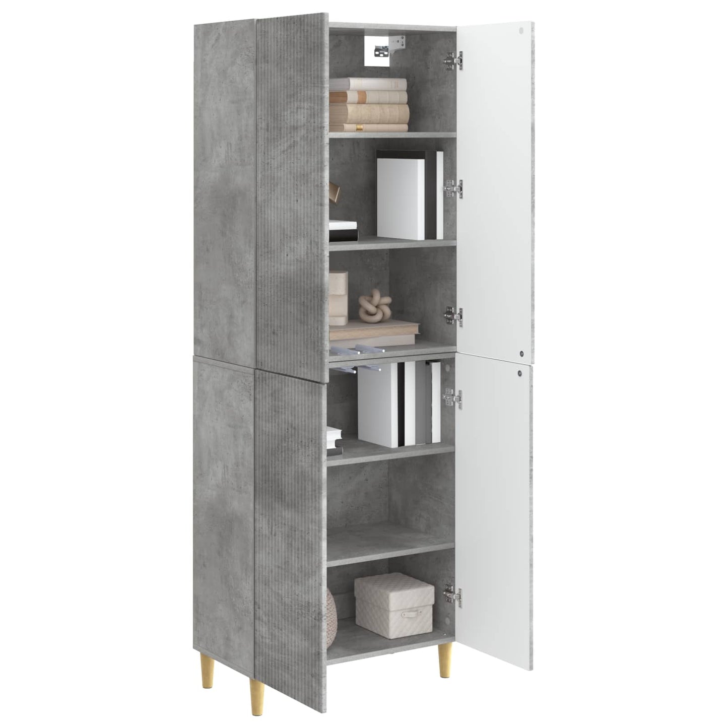 Cabinet Set 2 pcs 66 x 34.5 x 90 cm Engineered Wood