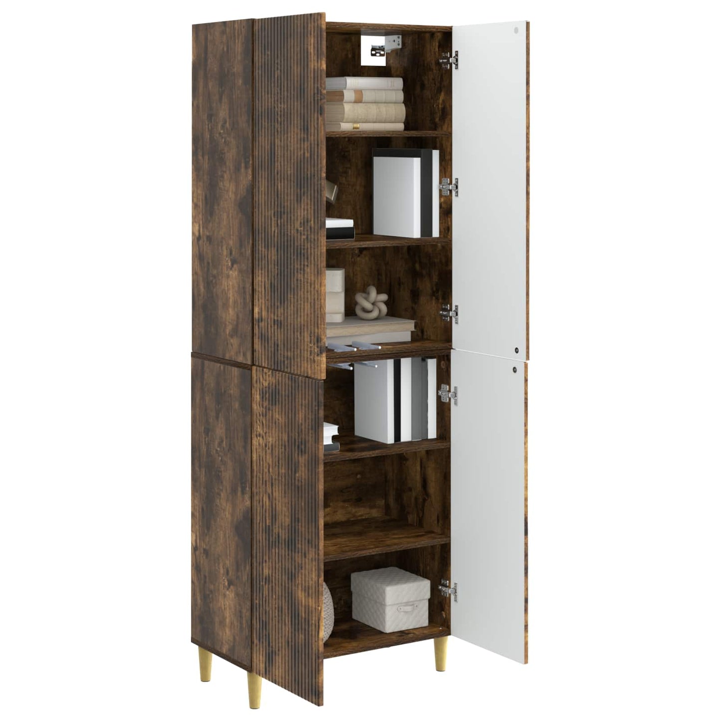 Cabinet Set 2 pcs Engineered Wood