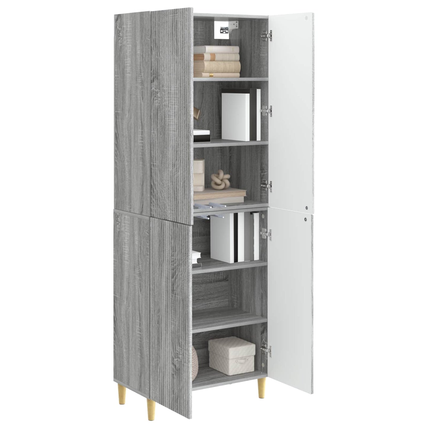 Cabinet Set 2 pcs Engineered Wood