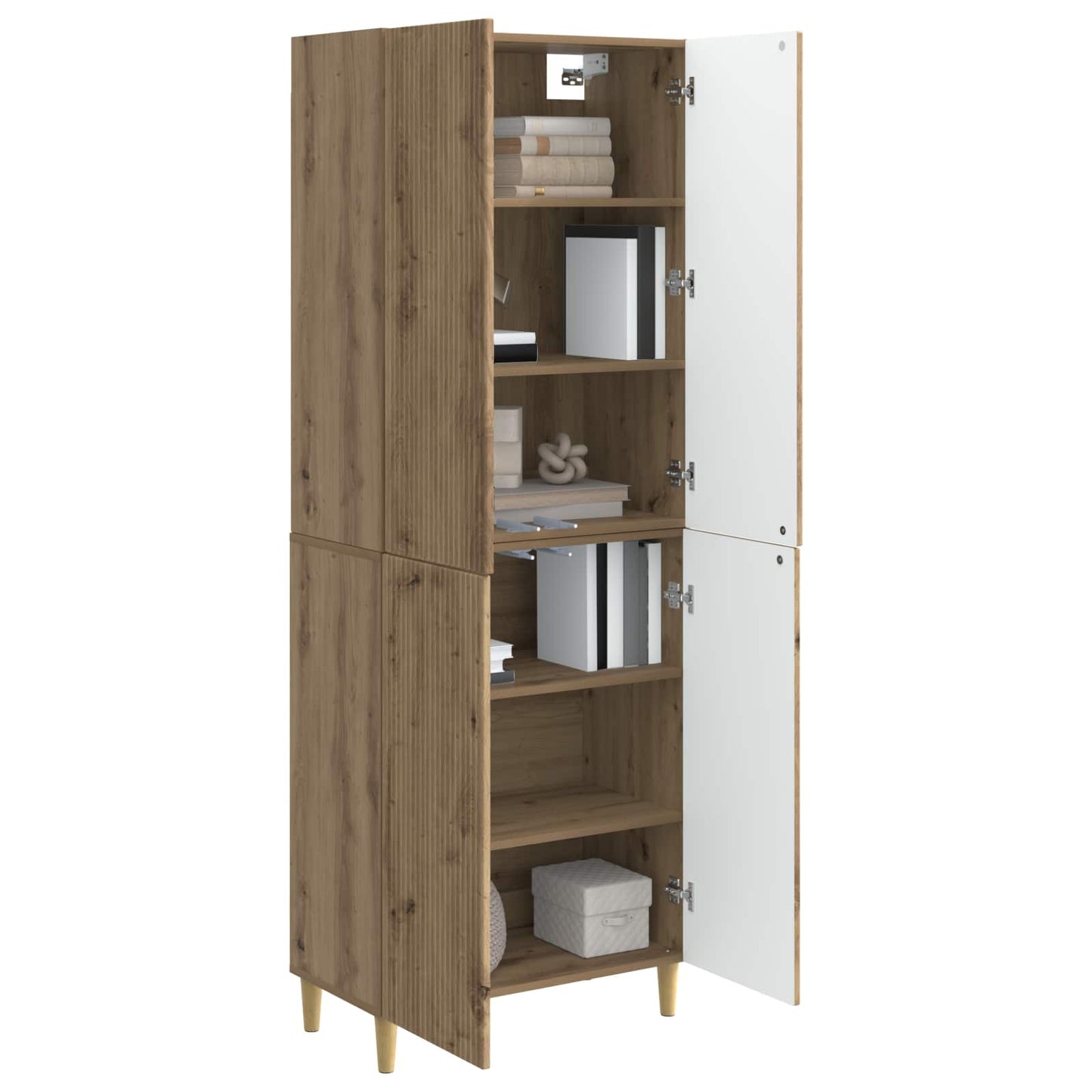 Cabinet Set 2 pcs Artisan Oak Engineered Wood