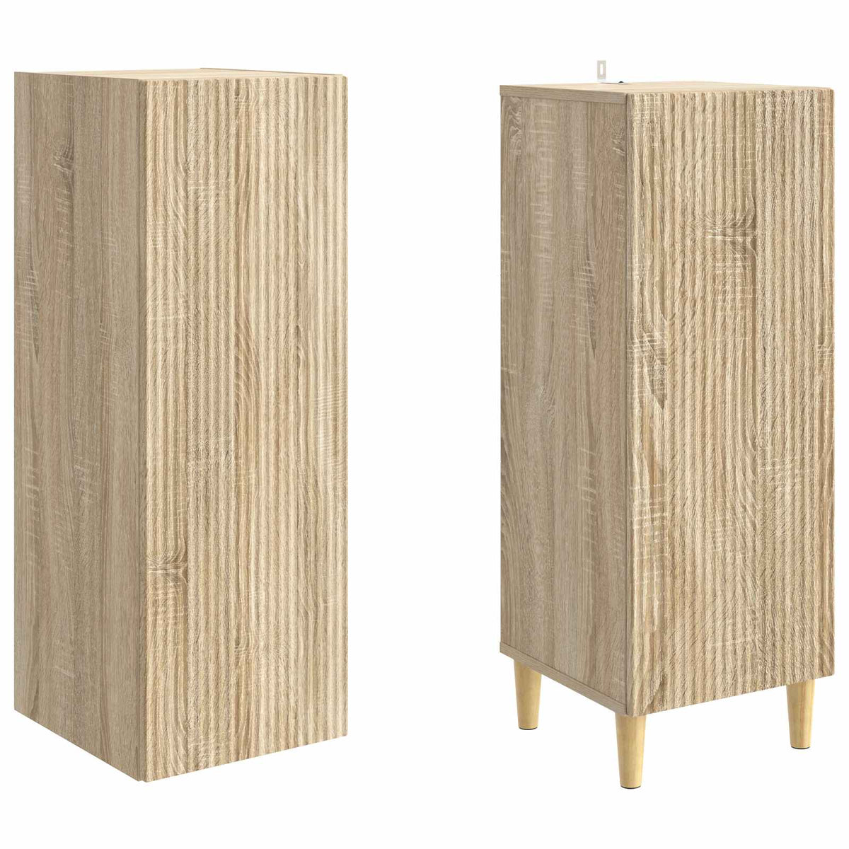 Cabinet Set 2 pcs Sonoma Oak Engineered Wood