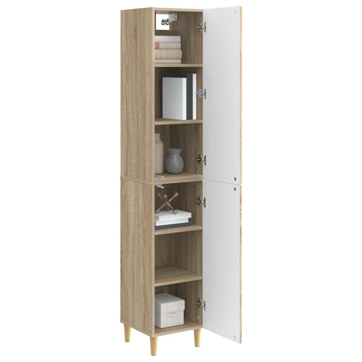 Cabinet Set 2 pcs Sonoma Oak Engineered Wood