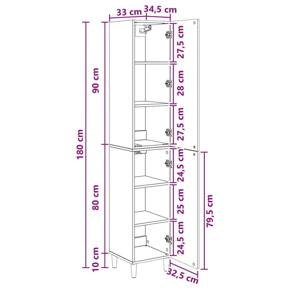 Cabinet Set 2 pcs Sonoma Oak Engineered Wood