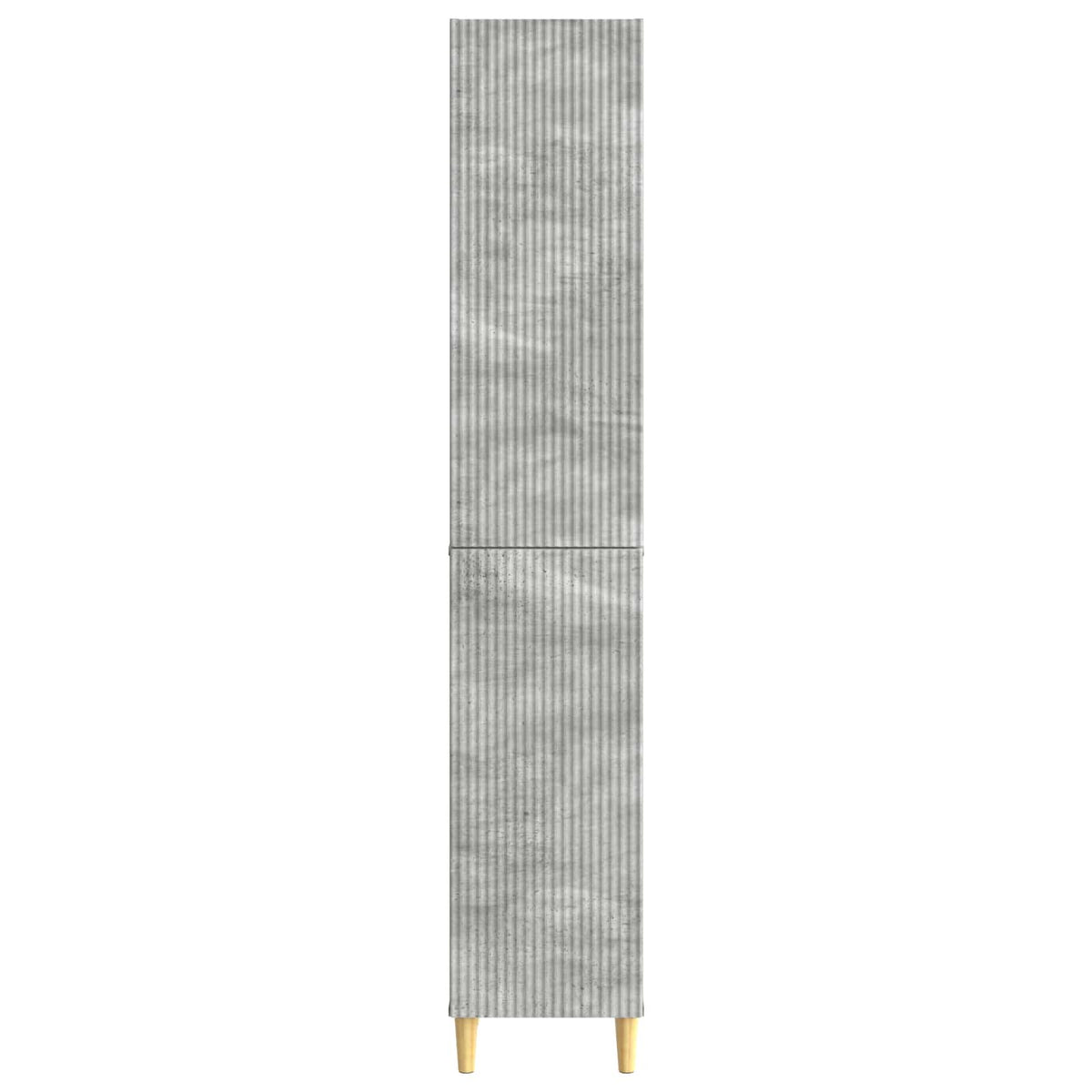 Cabinet Set 2 pcs Concrete Grey Engineered Wood
