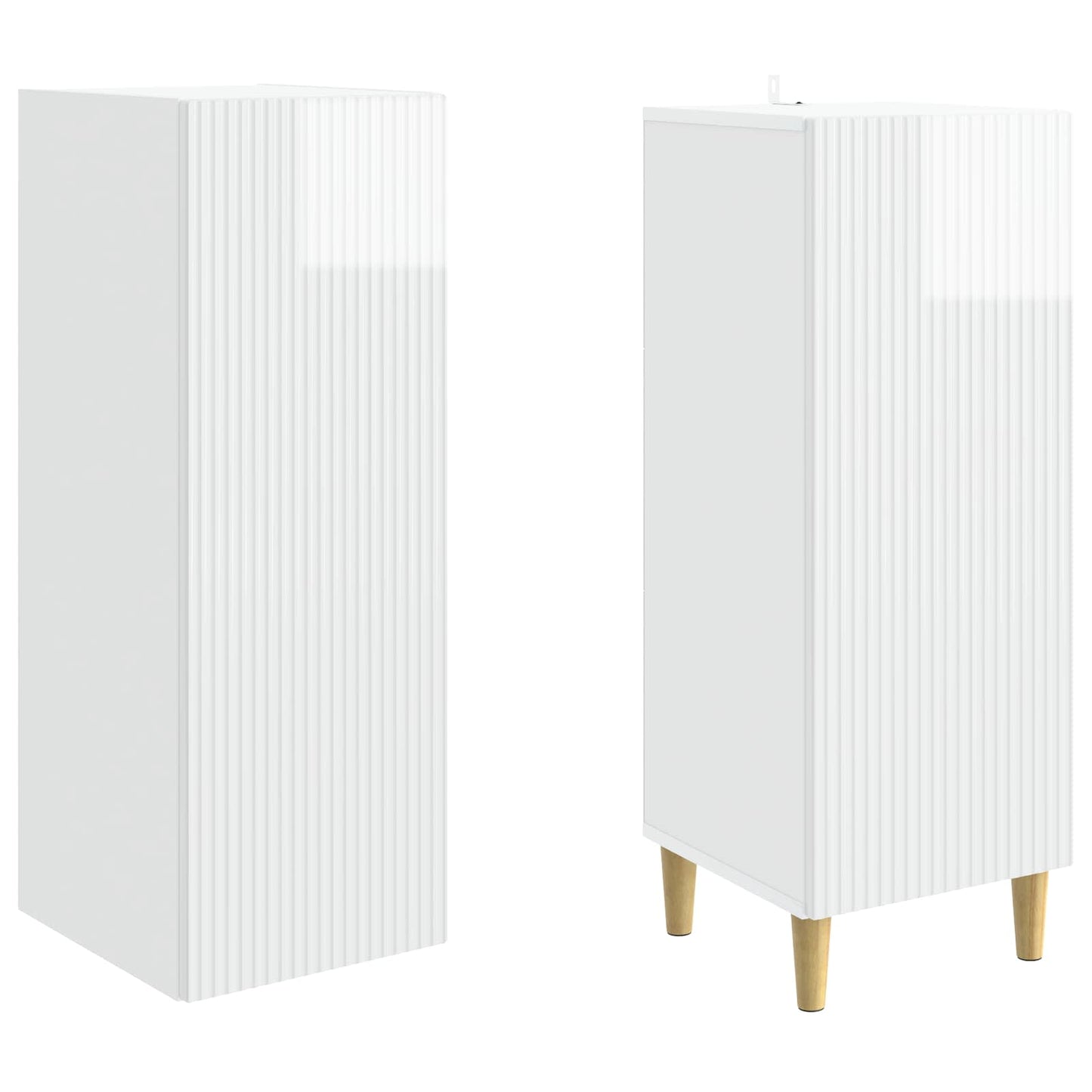 Cabinet Set 2 pcs 33 x 34.5 x 90 cm Engineered Wood