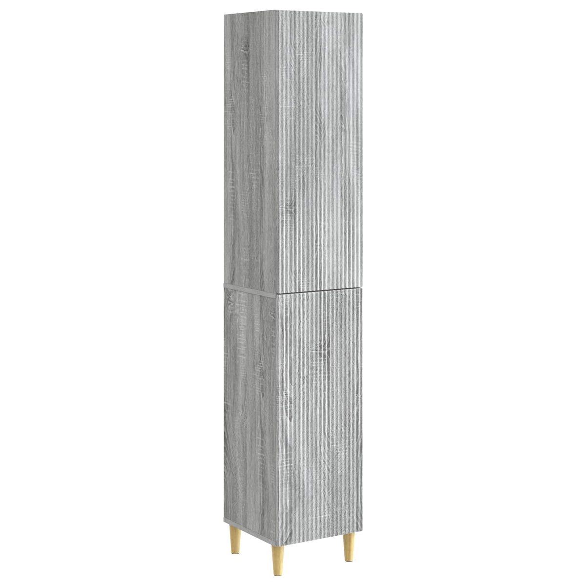 Cabinet Set 2 pcs Grey Sonoma Engineered Wood