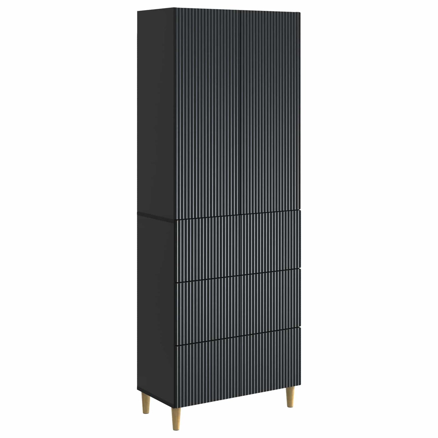 Cabinet Set 2 pcs Engineered Wood