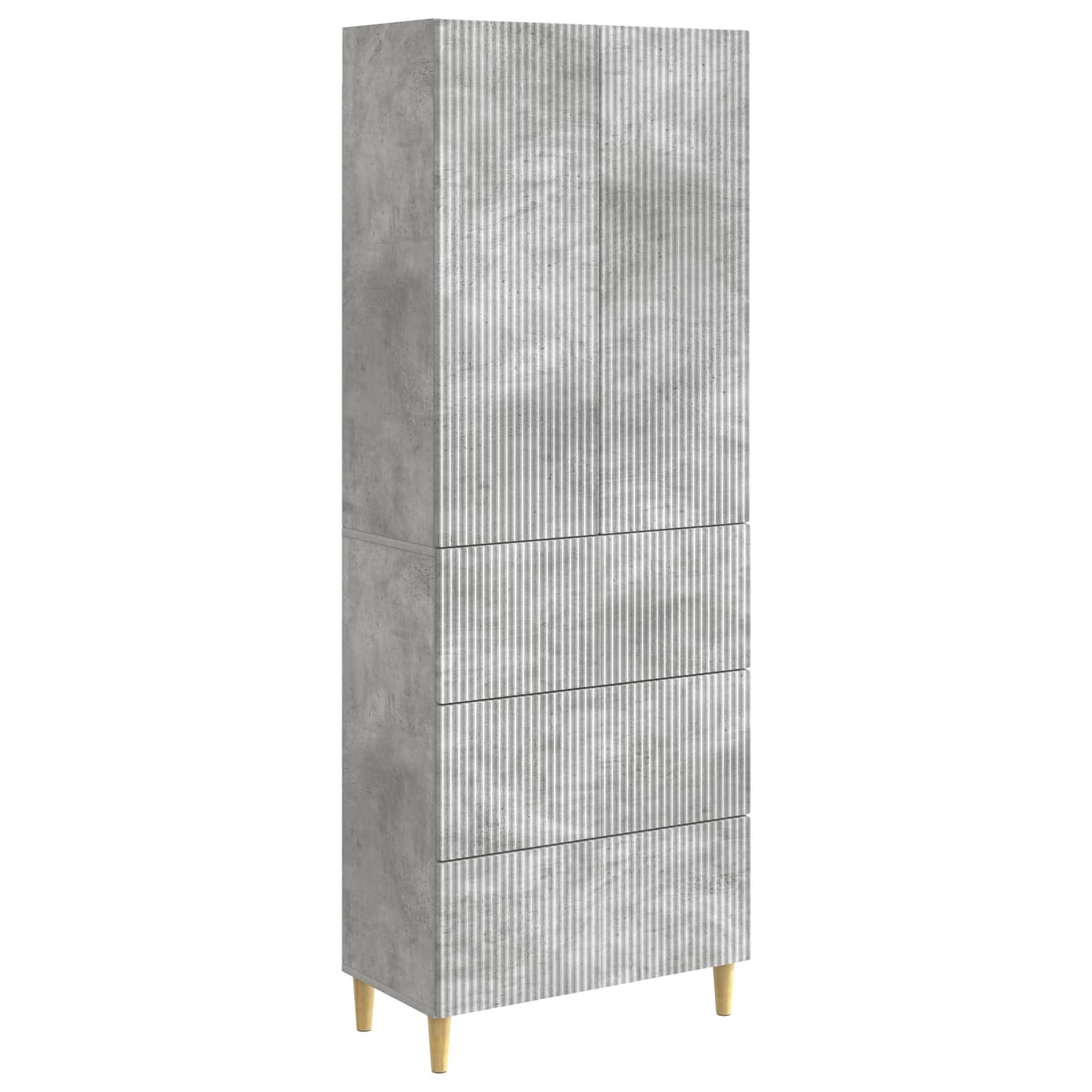 Cabinet Set 2 pcs 66 x 34.5 x 90 cm Engineered Wood