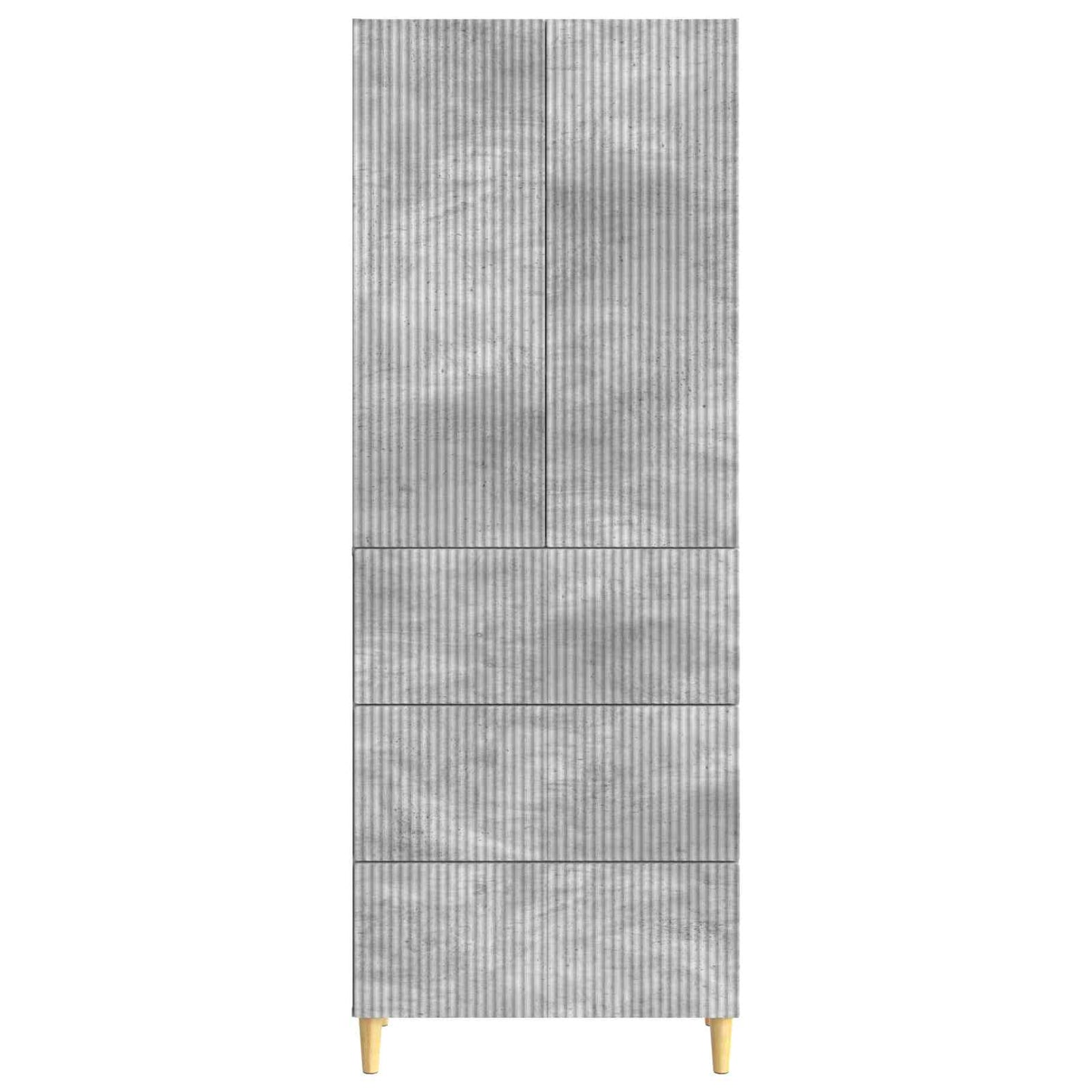 Cabinet Set 2 pcs 66 x 34.5 x 90 cm Engineered Wood