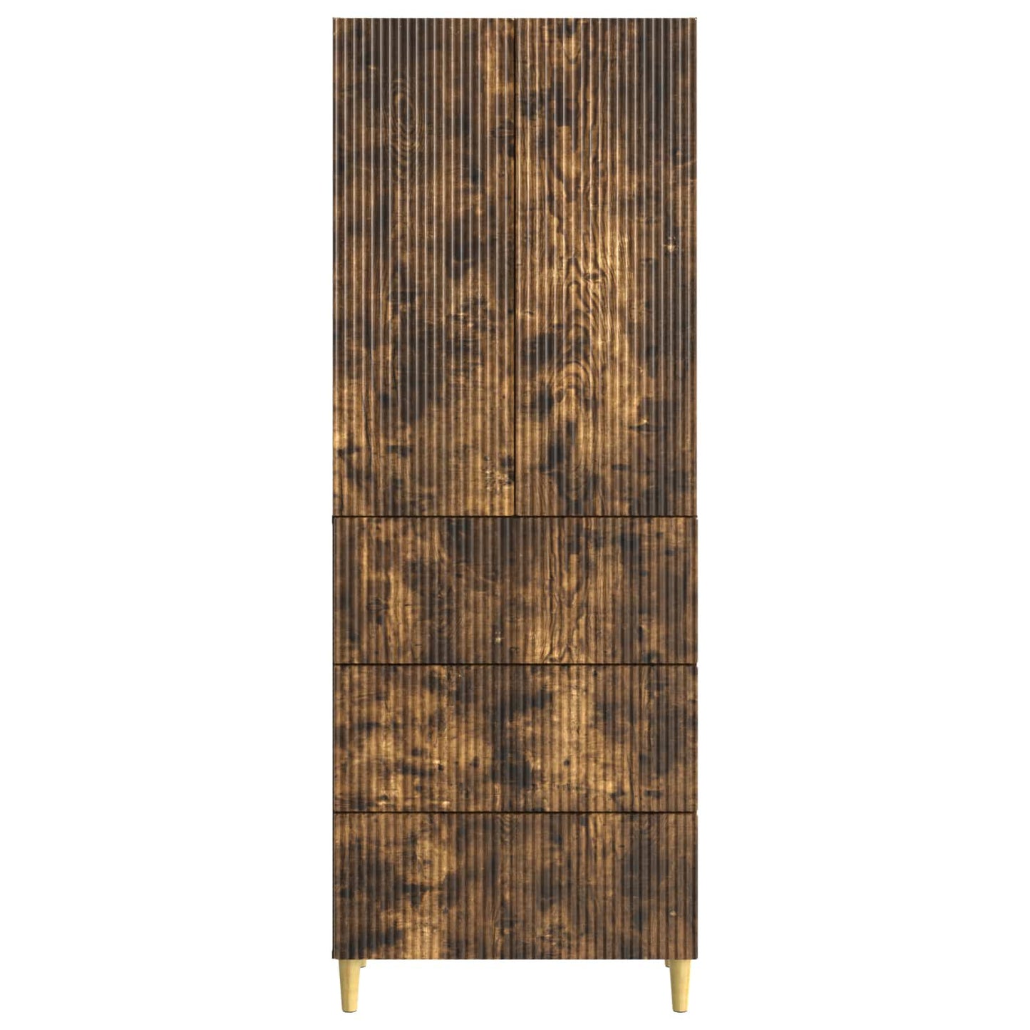 Cabinet Set 2 pcs 66 x 34.5 x 90 cm Engineered Wood