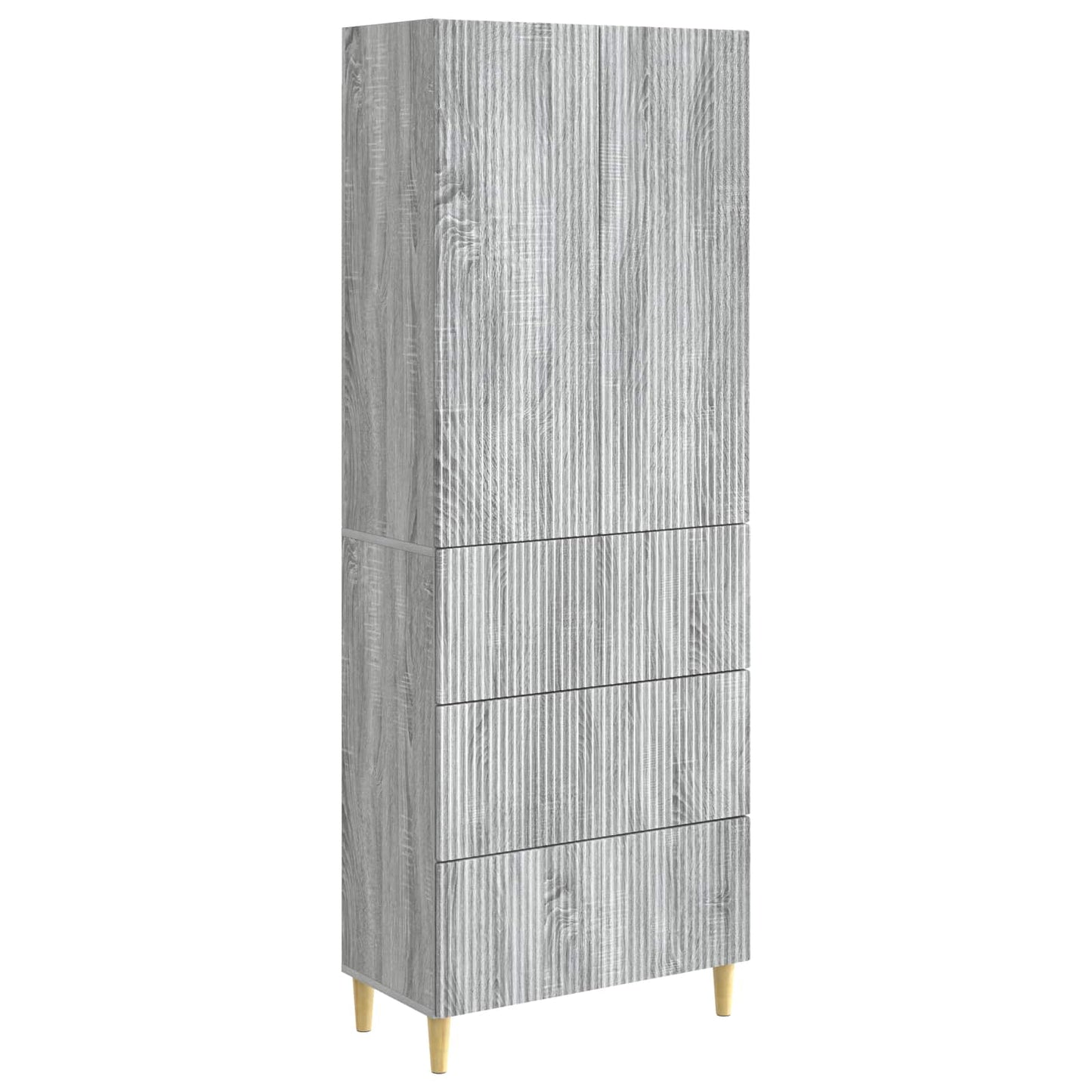 Cabinet Set 2 pcs 66 x 34.5 x 90 cm Engineered Wood