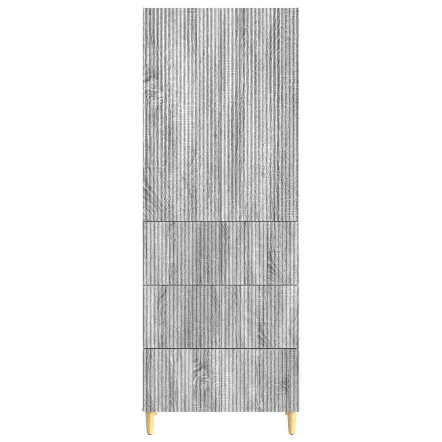 Cabinet Set 2 pcs Engineered Wood