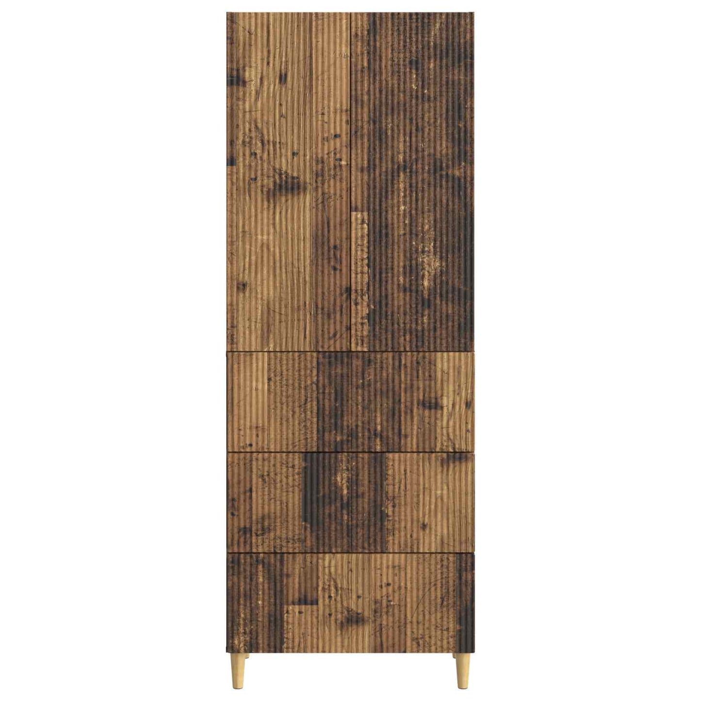 Cabinet Set 2 pcs 66 x 34.5 x 90 cm Engineered Wood
