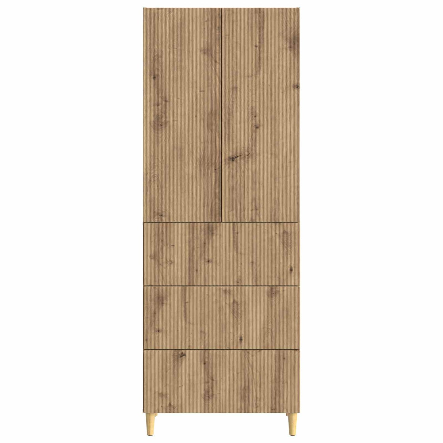 Cabinet Set 2 pcs Engineered Wood
