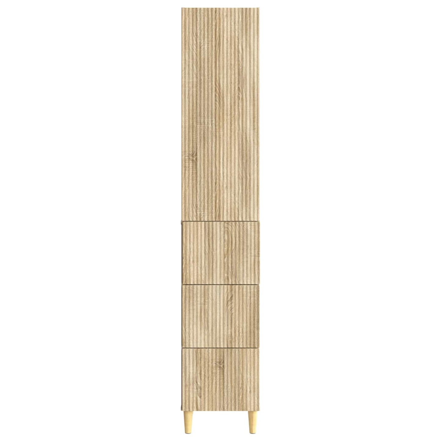Cabinet Set 2 pcs 33 x 34.5 x 90 cm Engineered Wood