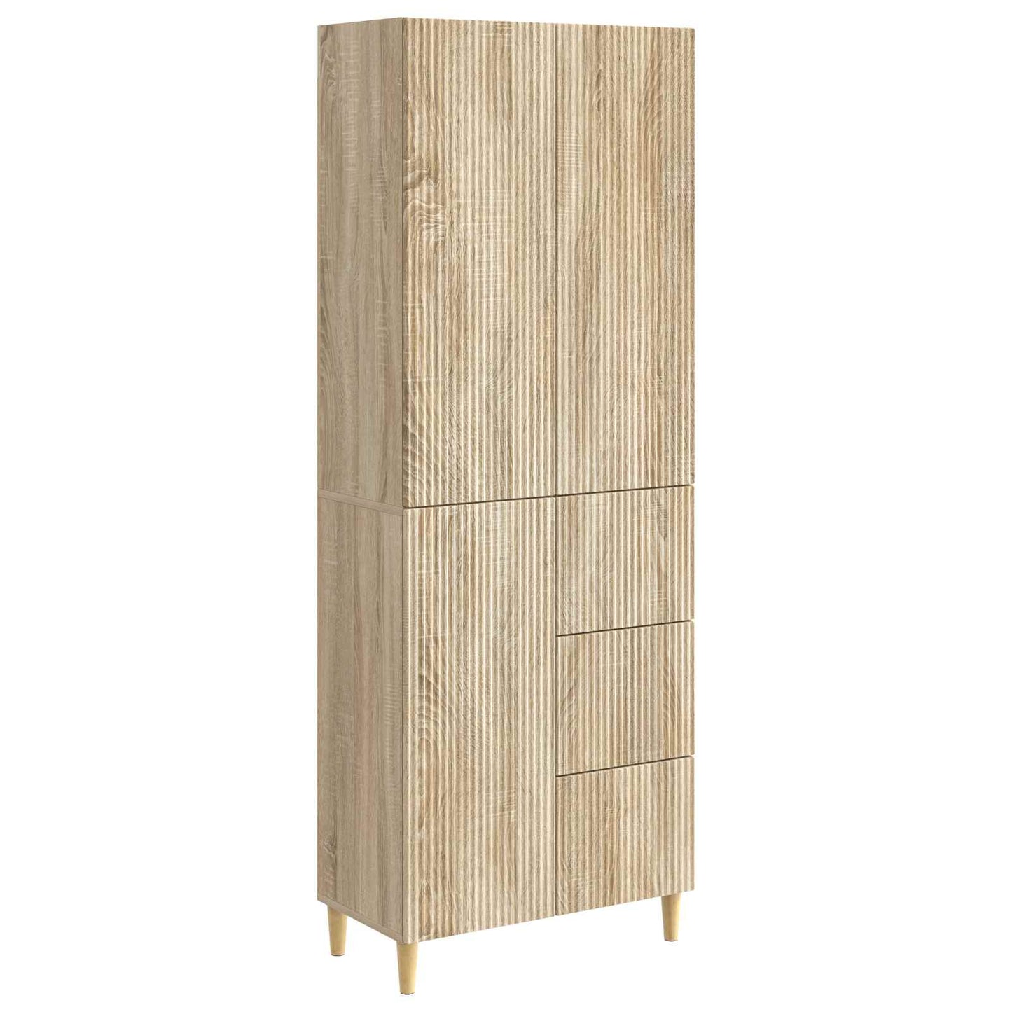 Cabinet Set 2 pcs Engineered Wood