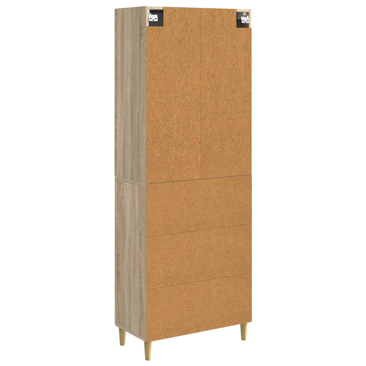 Cabinet Set 2 pcs Sonoma Oak Engineered Wood