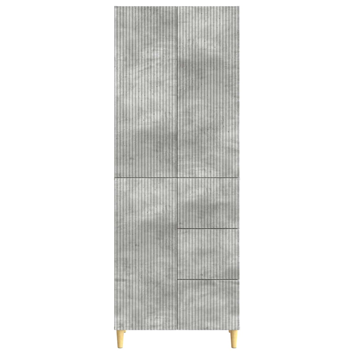 Cabinet Set 2 pcs 66 x 34.5 x 90 cm Engineered Wood