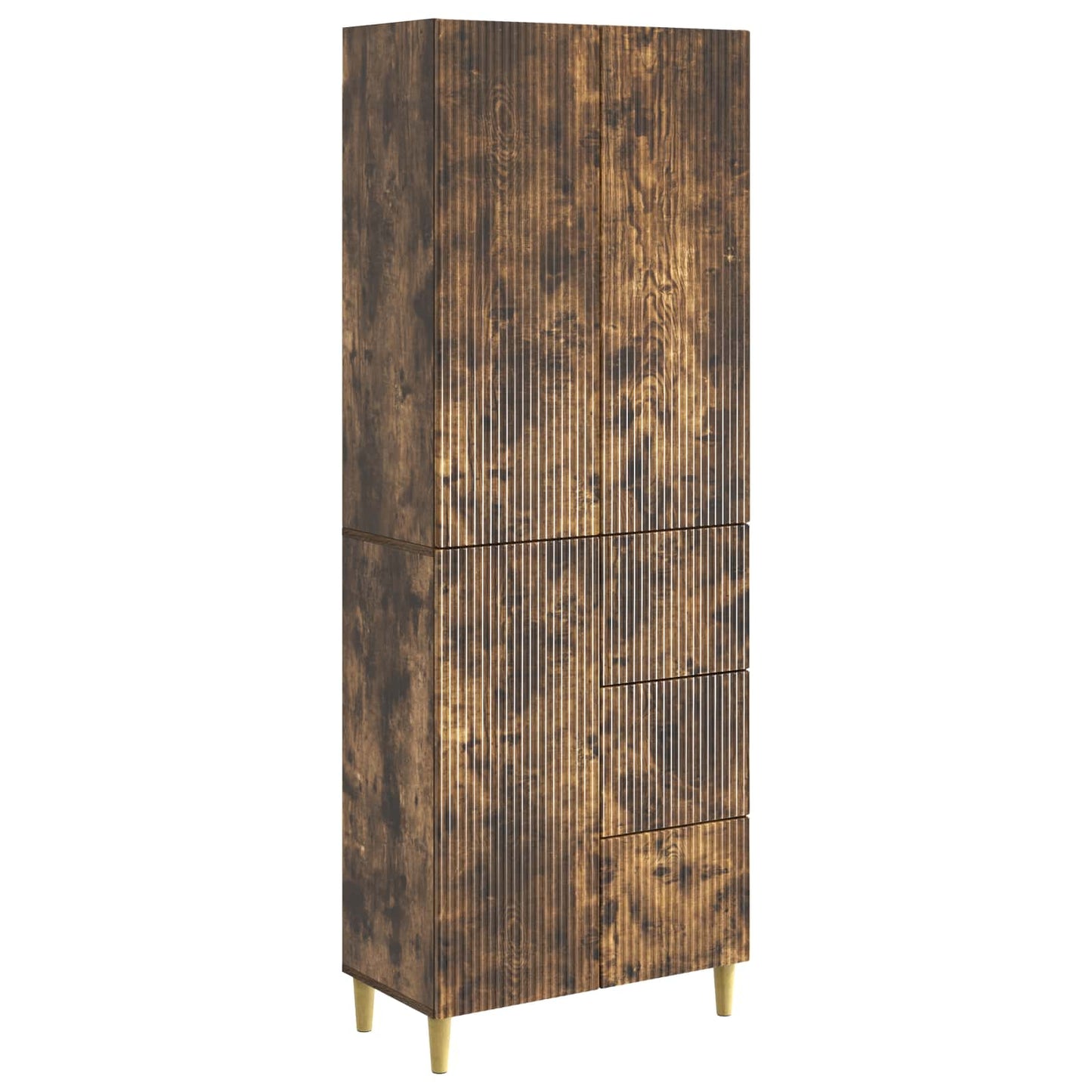 Cabinet Set 2 pcs 66 x 34.5 x 90 cm Engineered Wood