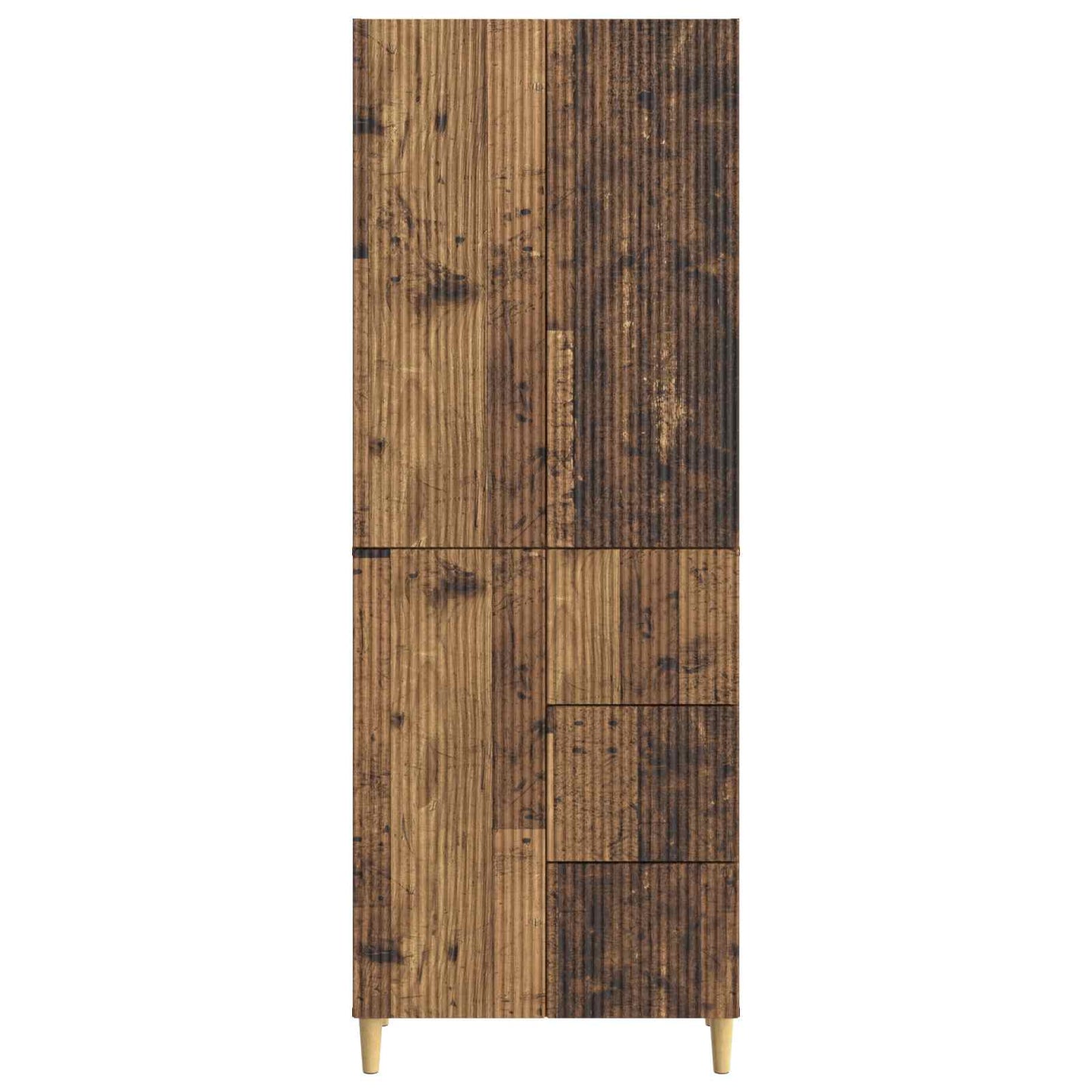 Cabinet Set 2 pcs 66 x 34.5 x 90 cm Engineered Wood