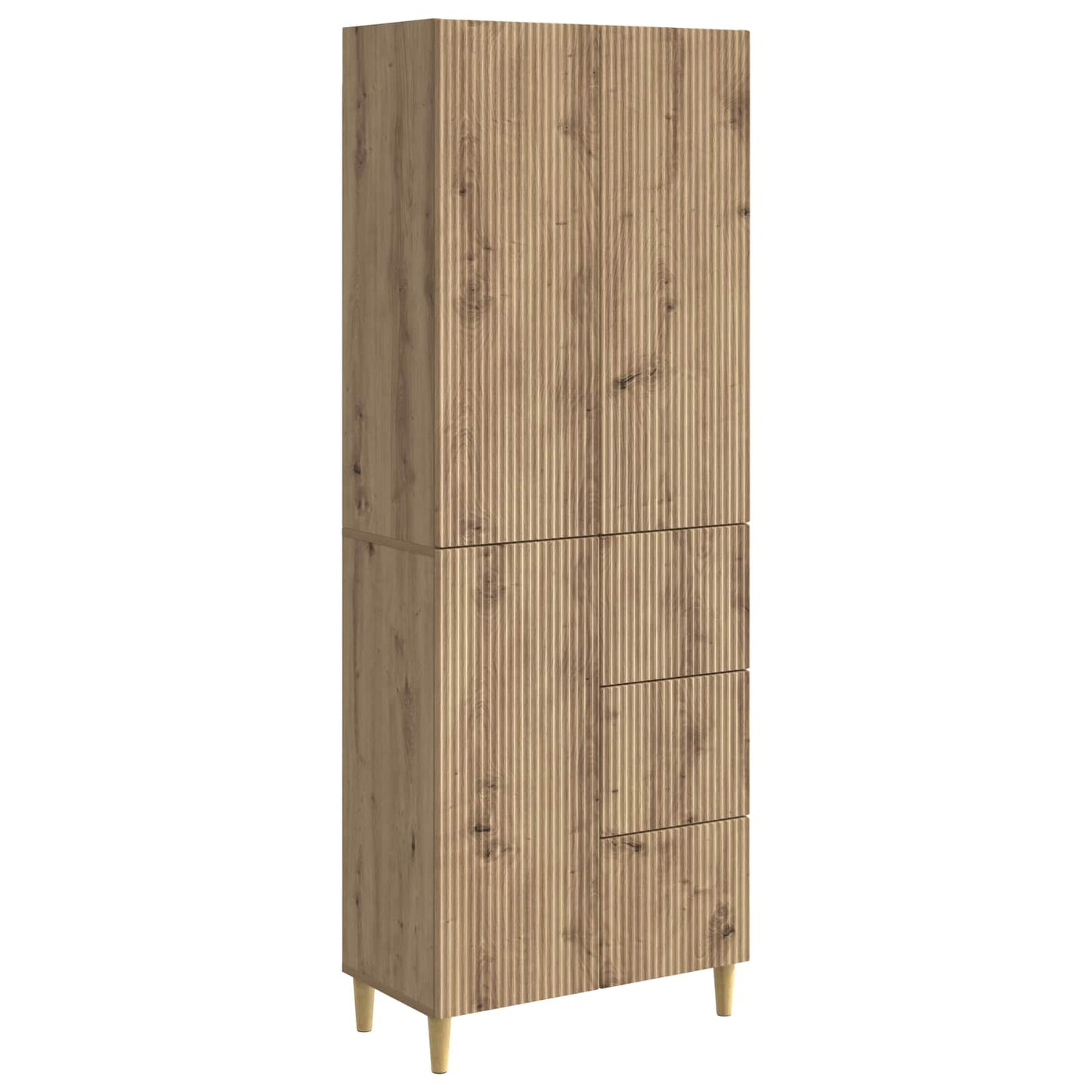 Cabinet Set 2 pcs Engineered Wood