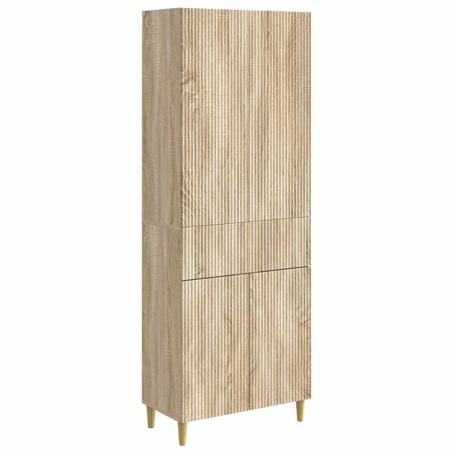 Cabinet Set 2 pcs Engineered Wood