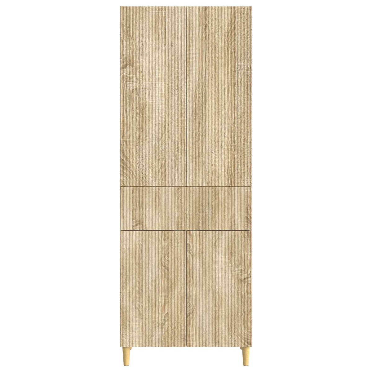 Cabinet Set 2 pcs Sonoma Oak Engineered Wood