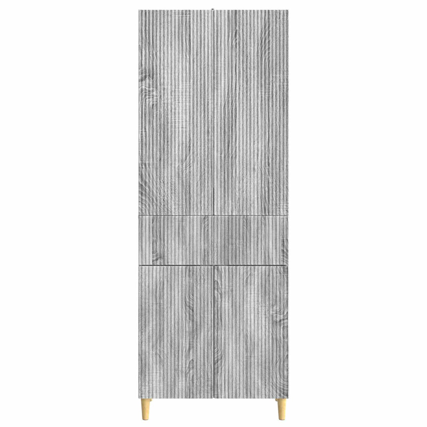 Cabinet Set 2 pcs 66 x 34.5 x 90 cm Engineered Wood