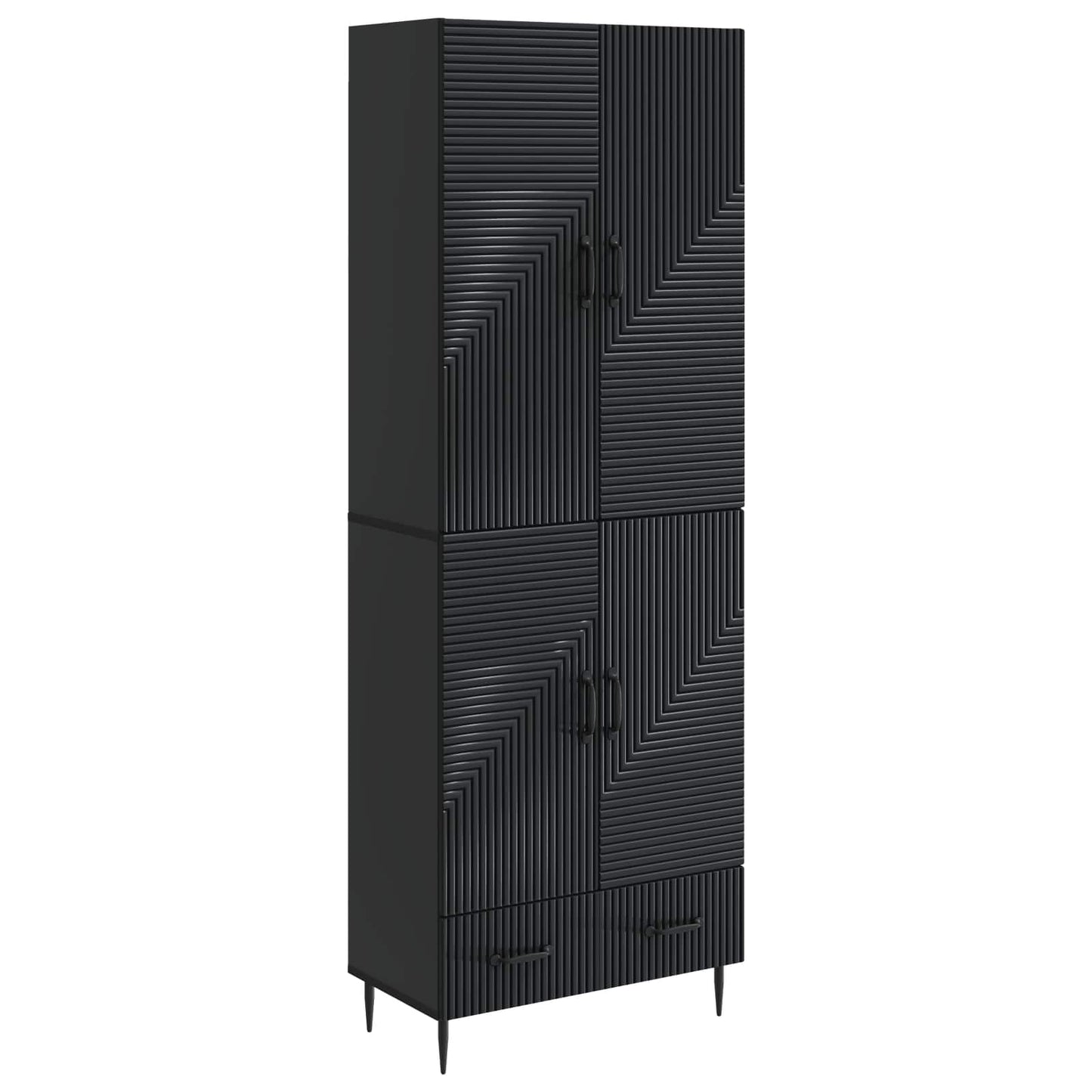 Cabinet Set 2 pcs Engineered Wood