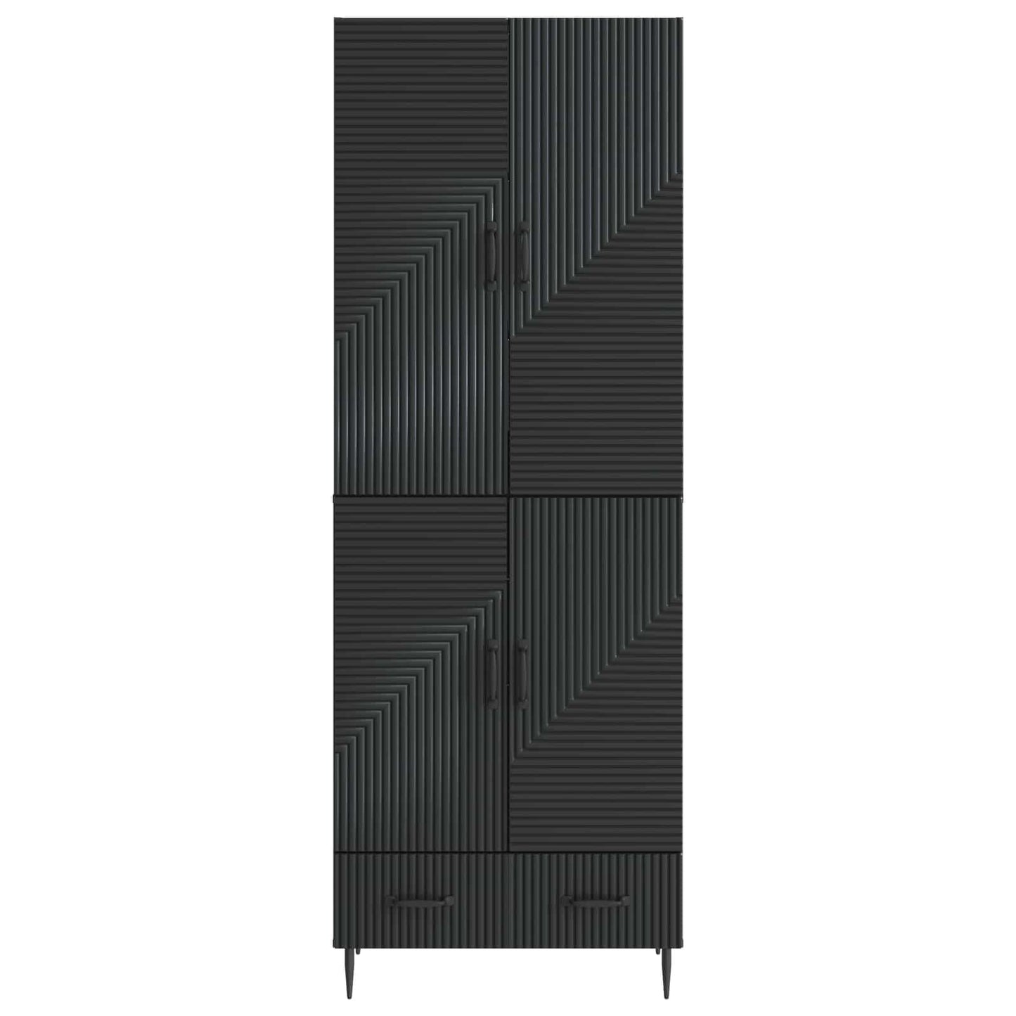 Cabinet Set 2 pcs Engineered Wood