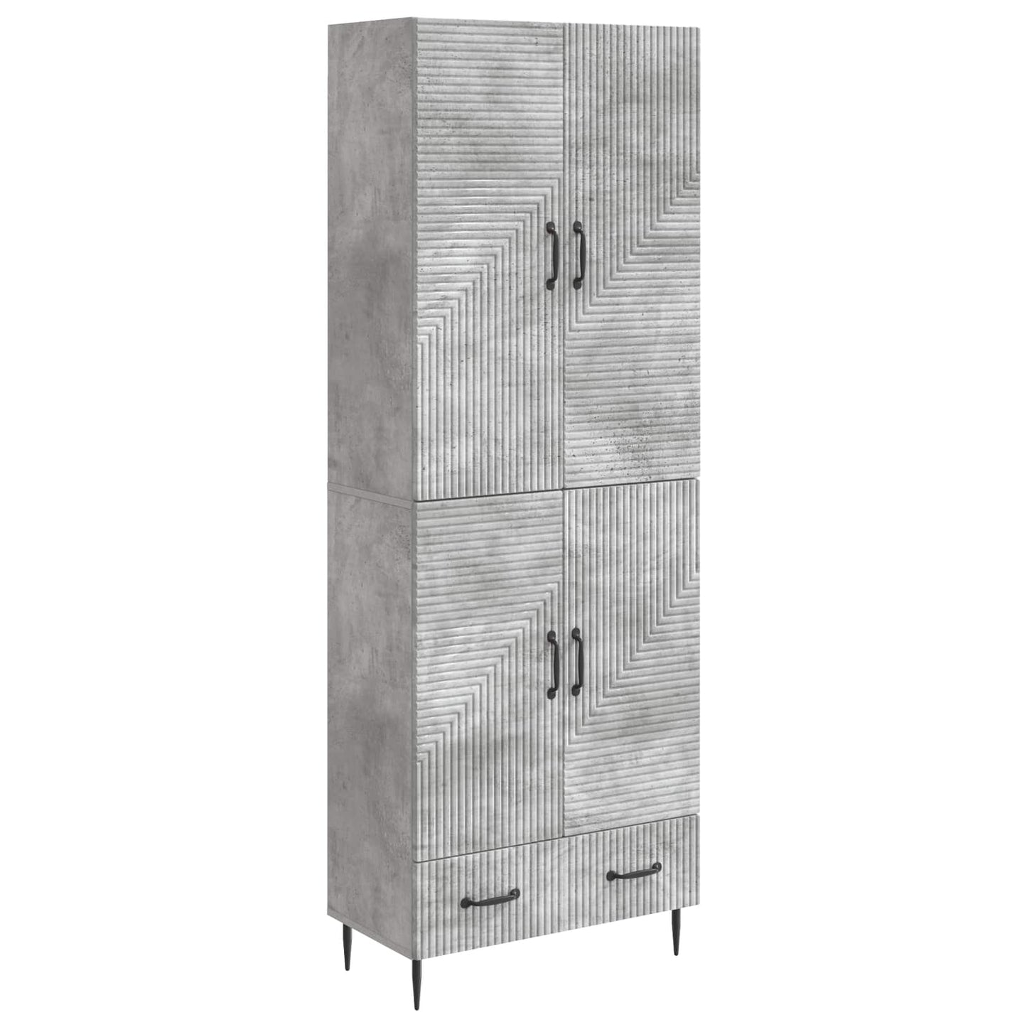 Cabinet Set 2 pcs Engineered Wood