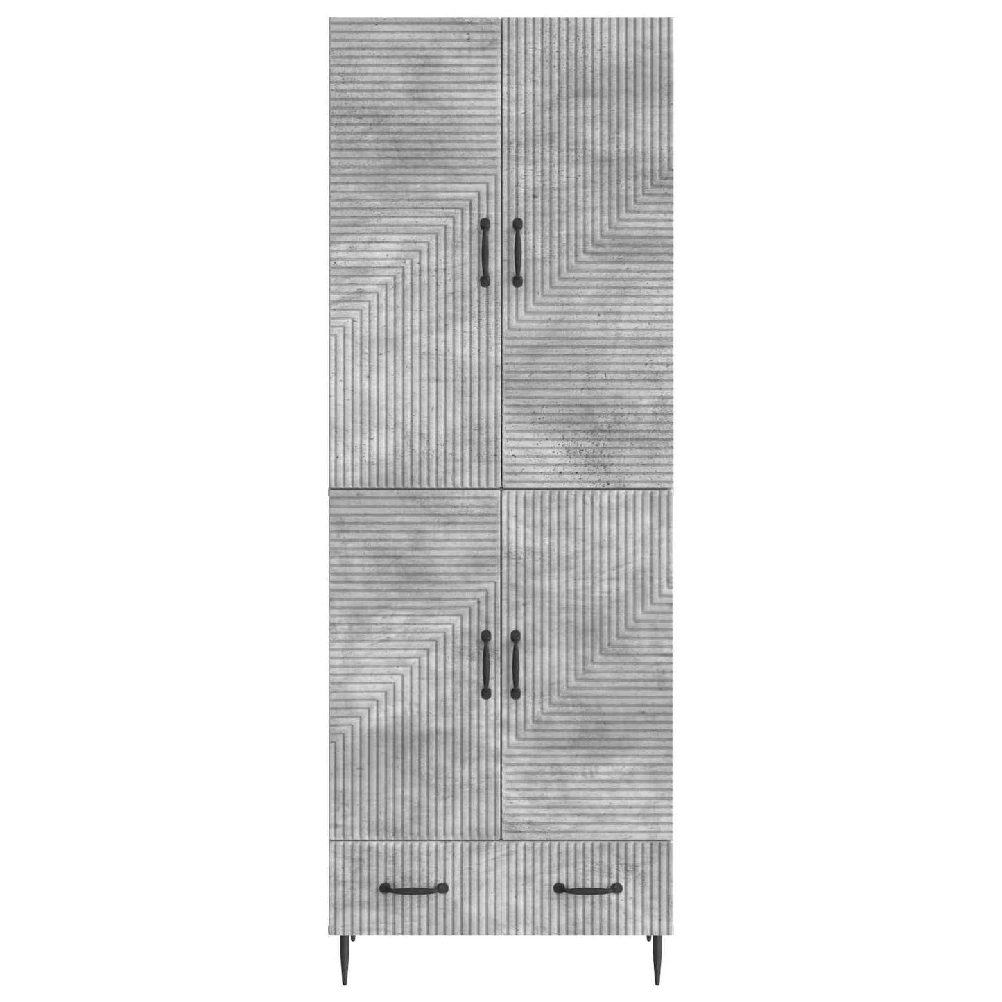 Cabinet Set 2 pcs Engineered Wood