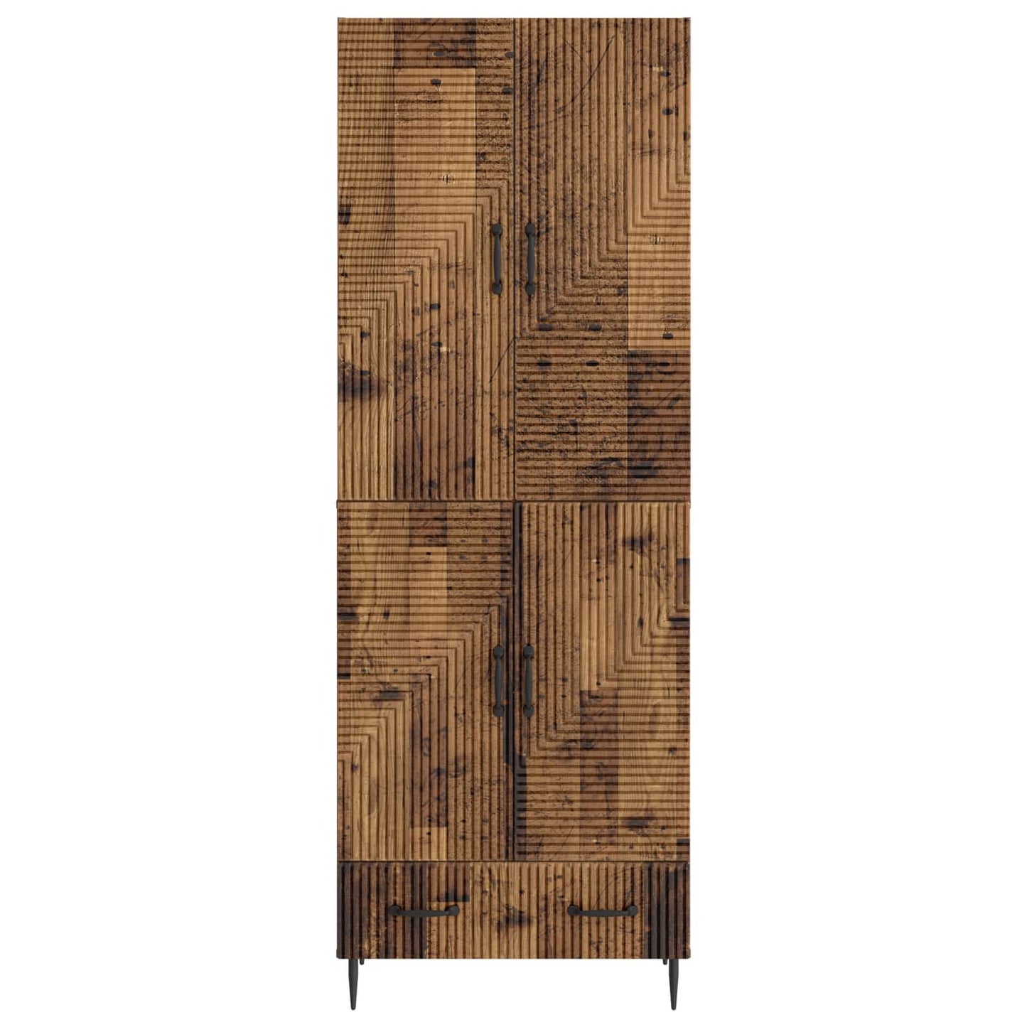 Cabinet Set 2 pcs 66 x 34.5 x 95 cm Engineered Wood