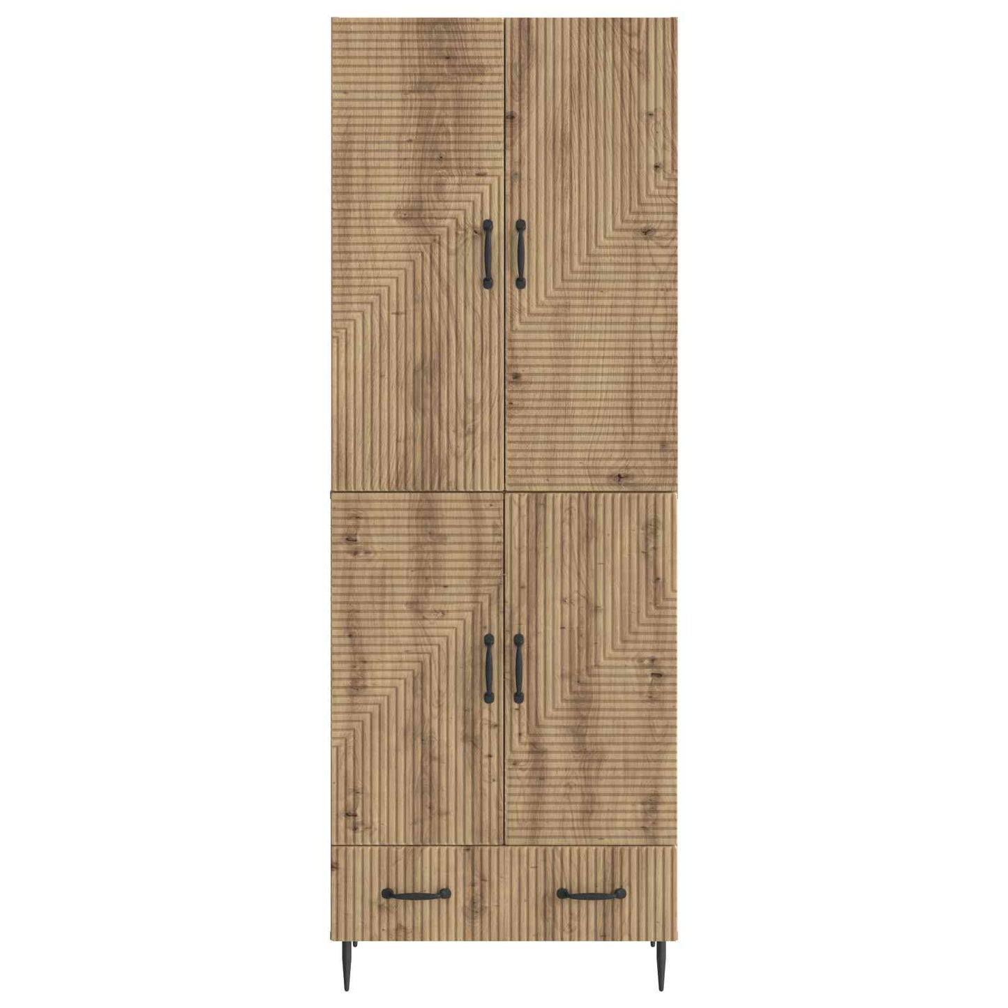 Cabinet Set 2 pcs Engineered Wood