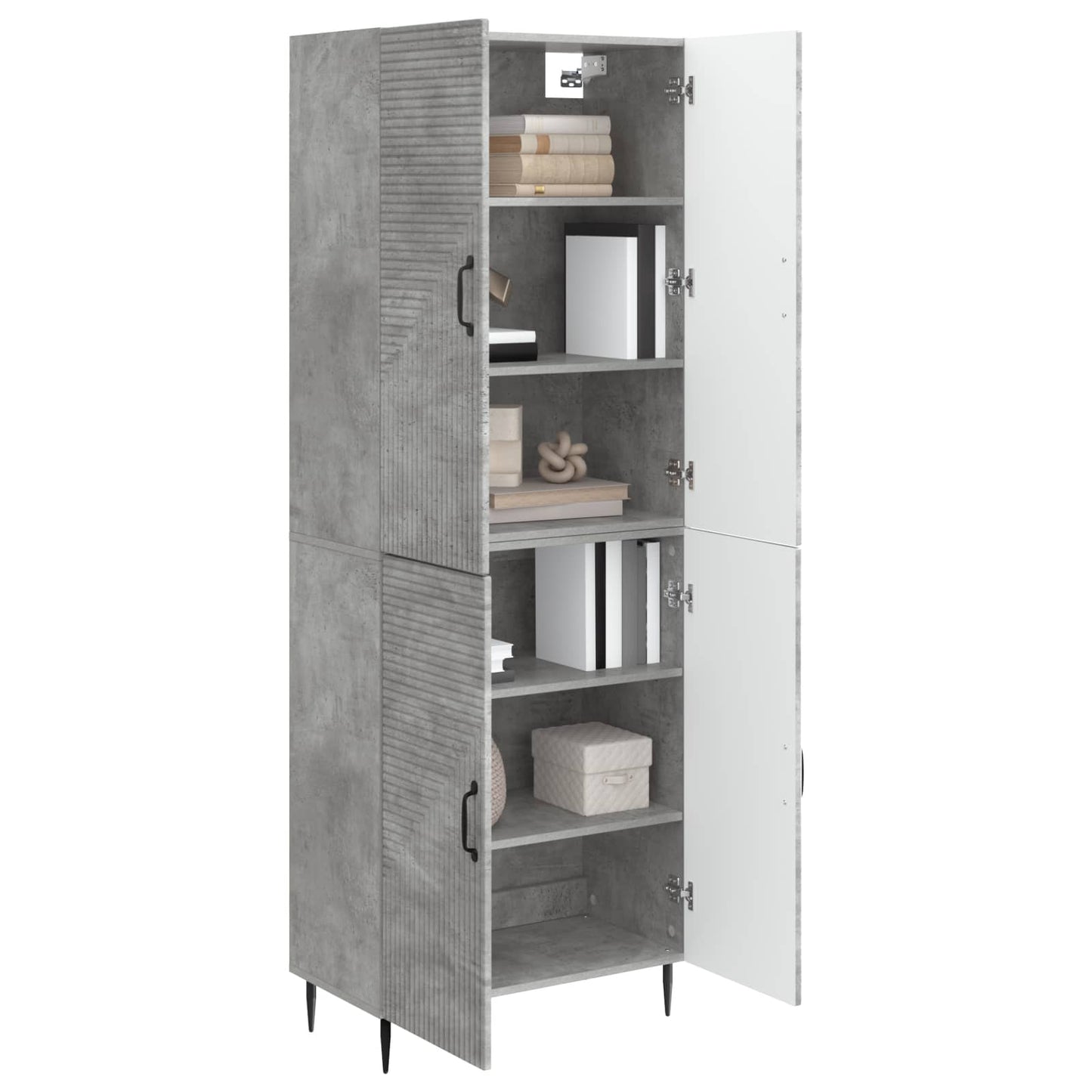 Cabinet Set 2 pcs 66 x 34.5 x 89.5 cm Engineered Wood