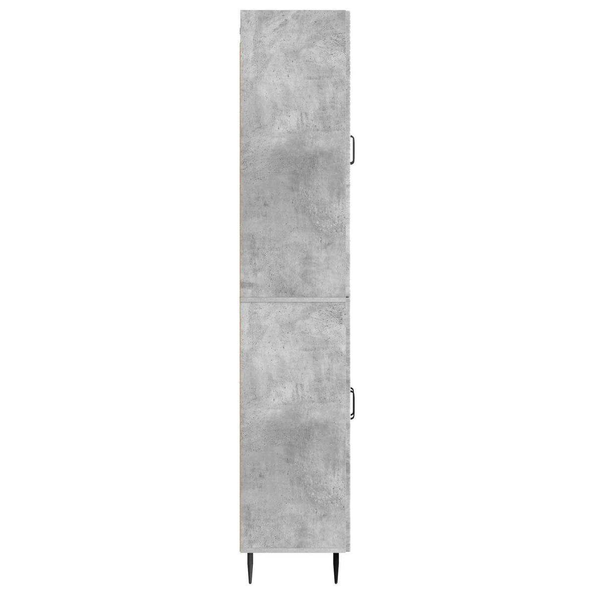 Cabinet Set 2 pcs Concrete Grey Engineered Wood