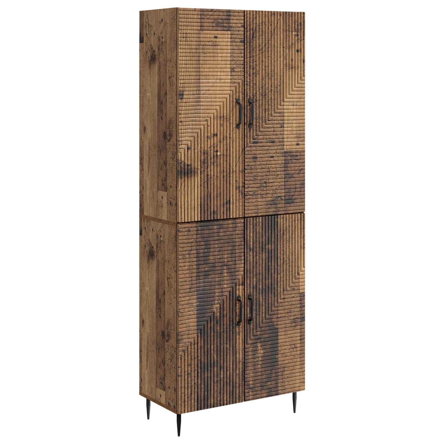 Cabinet Set 2 pcs 66 x 34.5 x 89.5 cm Engineered Wood